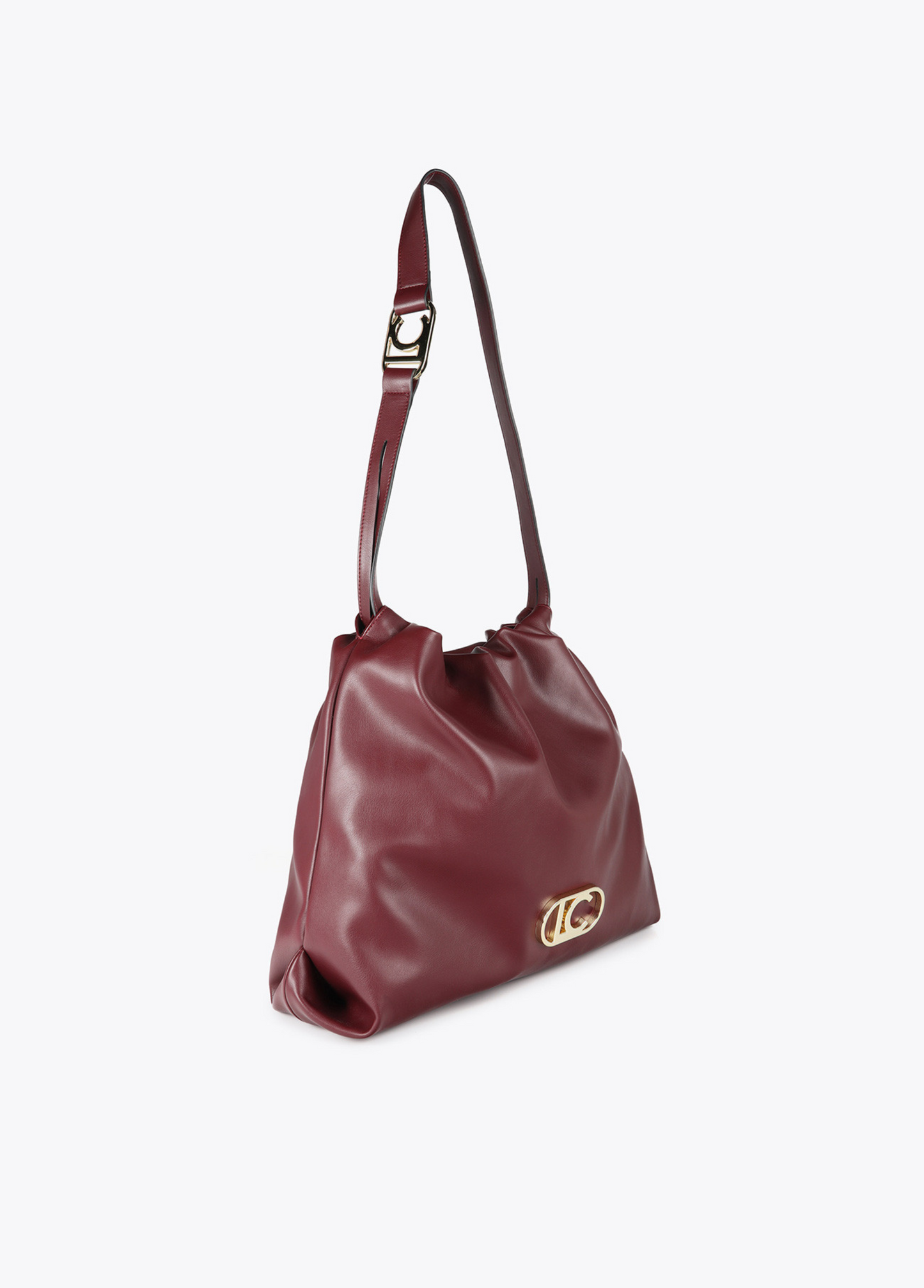 MALA SHOPPER EM ECOPELE COM LOGO OVAL - LOLA CASADEMUNT