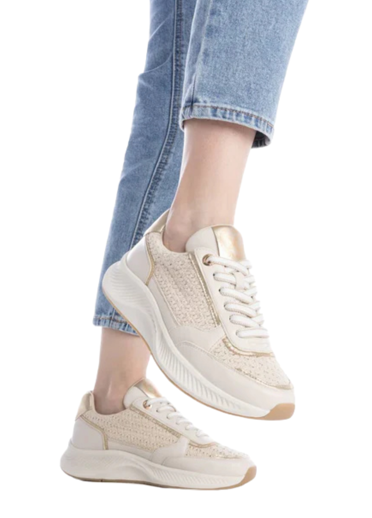 TÉNIS VEGAN COM CROCHÊ - XTI SHOES