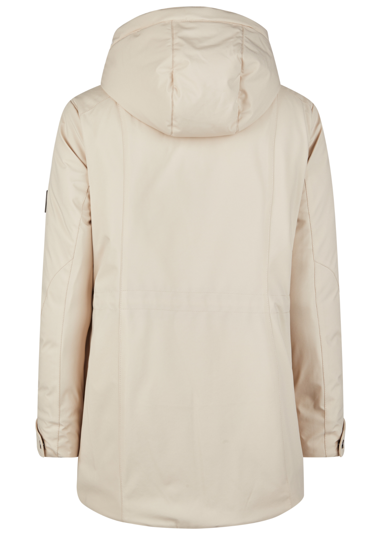 PARKA IMPERMEÁVEL BEGE COM CAPUZ - BARBARA LEBEK