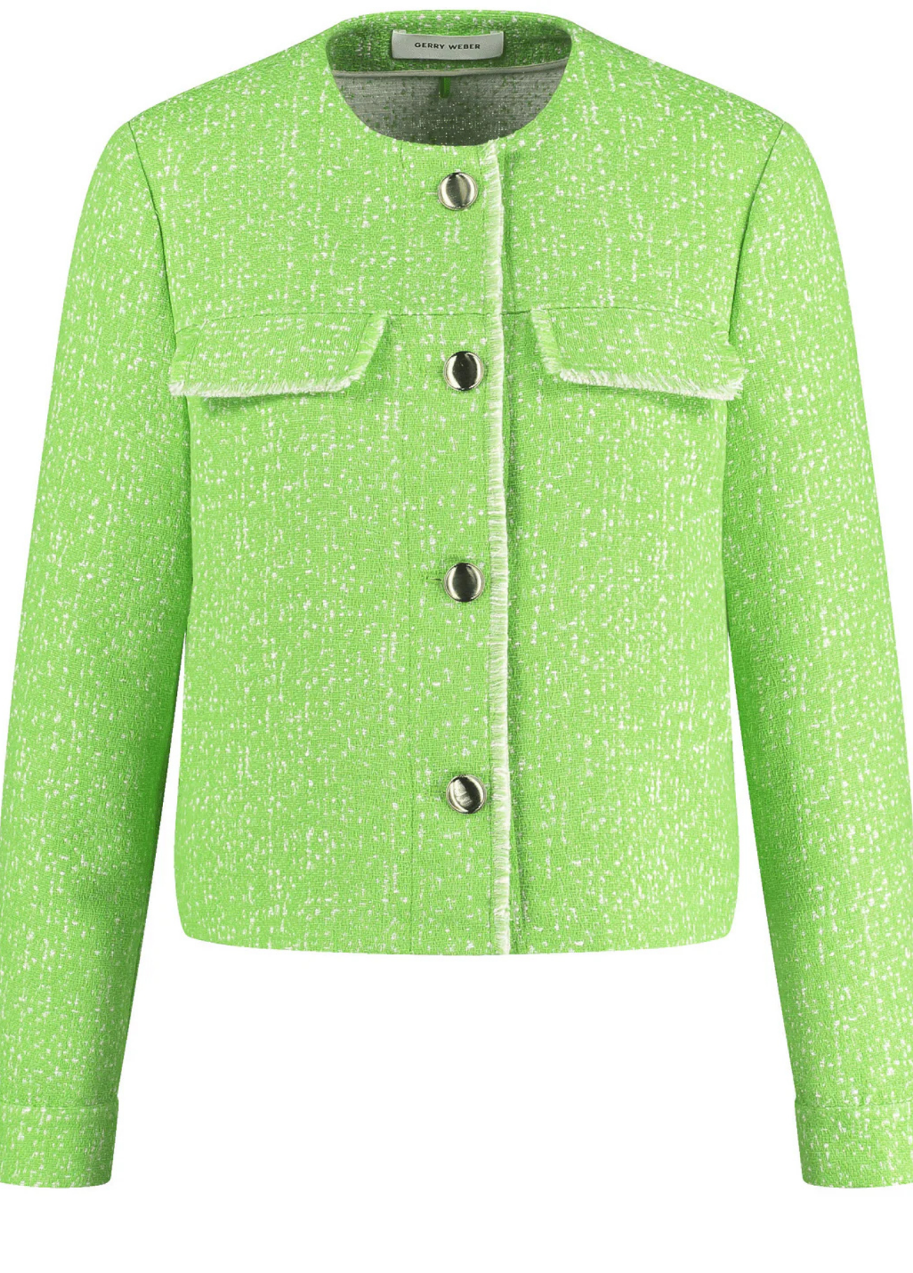 JAQUETA BLAZER DE TWEED EM VERDE - GERRY WEBER