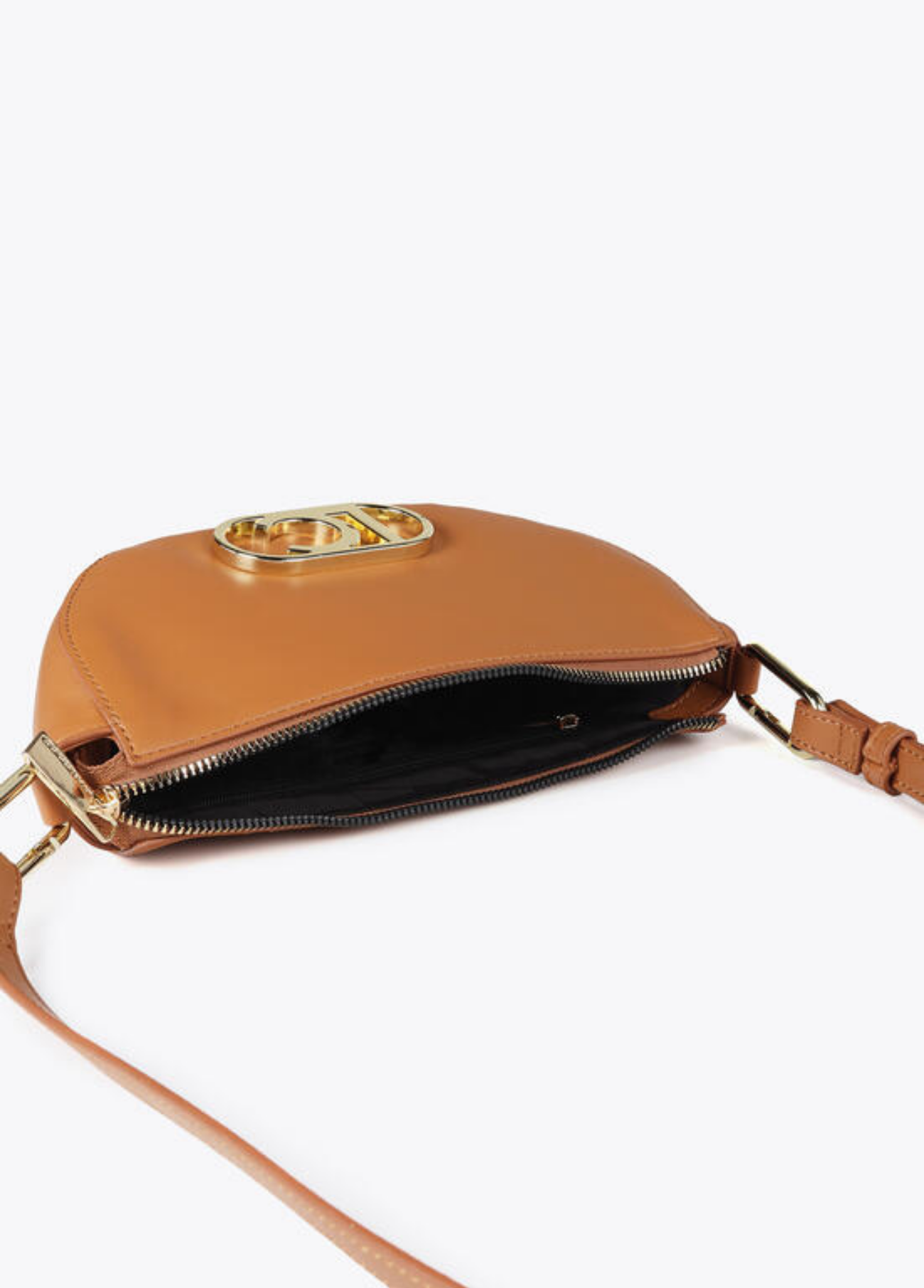 BOLSA TIRACOLO EM ECOPELE FORMA CRESCENTE - LOLA CASADEMUNT