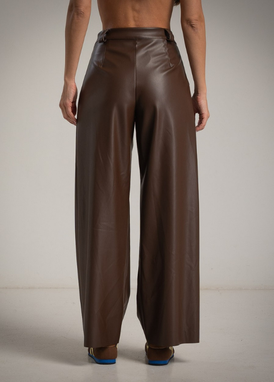 CALCAS WIDE LEG ECO PELE - ALIBY