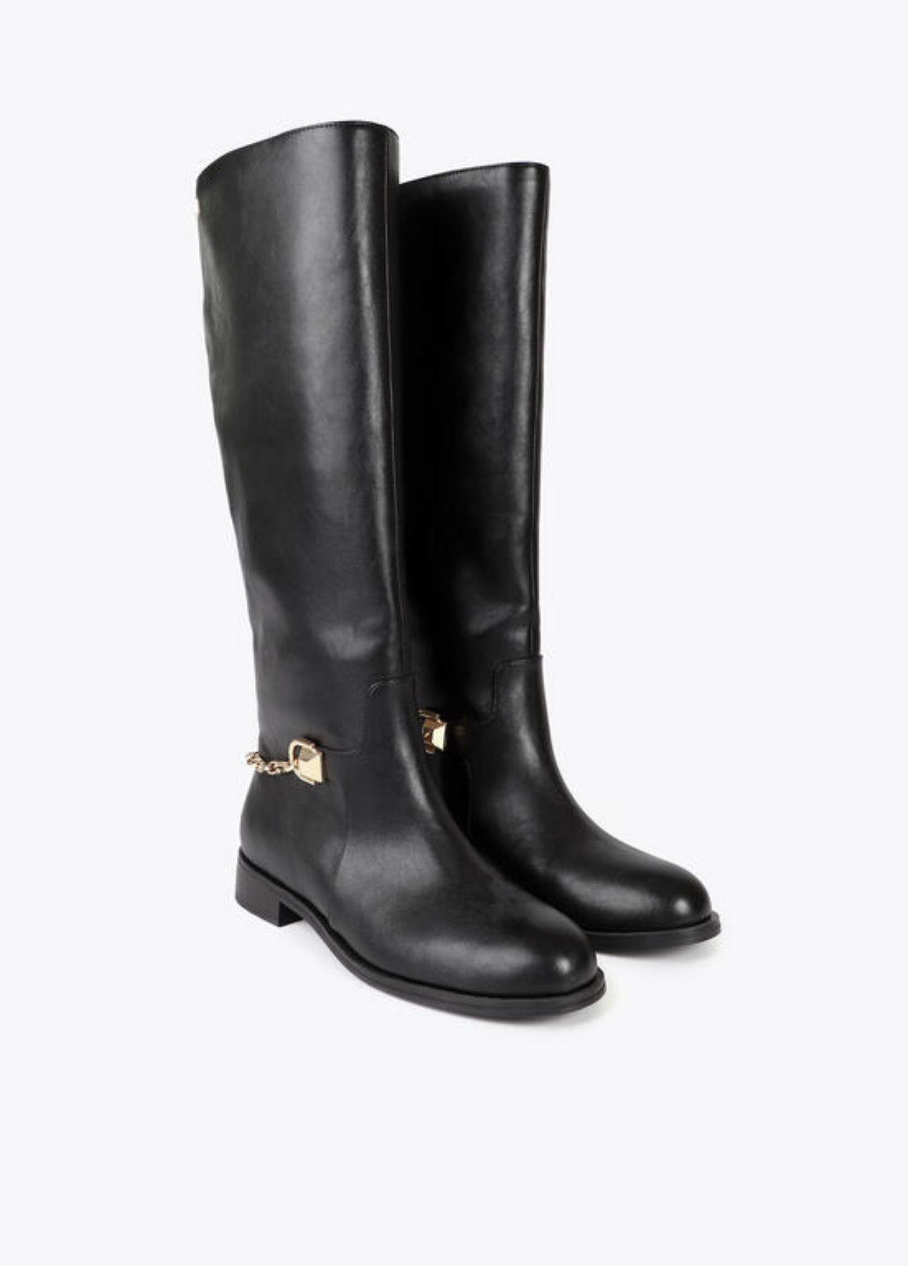 BOTAS ALTAS COM CORRENTE DOURADA - LOLA CASADEMUNT BY MAITE