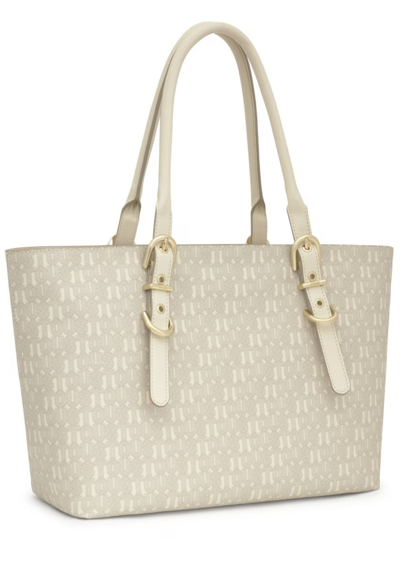 MALA TOTE BAG BEGE TOUS BUCKLES SILHOUETTE - TOUS