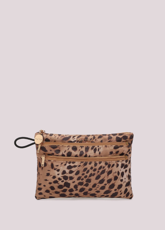 PORTA-MOEDAS EM NYLON COM ZIPPERS - MIMI MUA