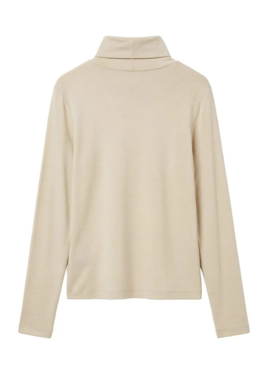 BLUSA LONGSLEEVE DE GOLA ALTA - FOURSOUL