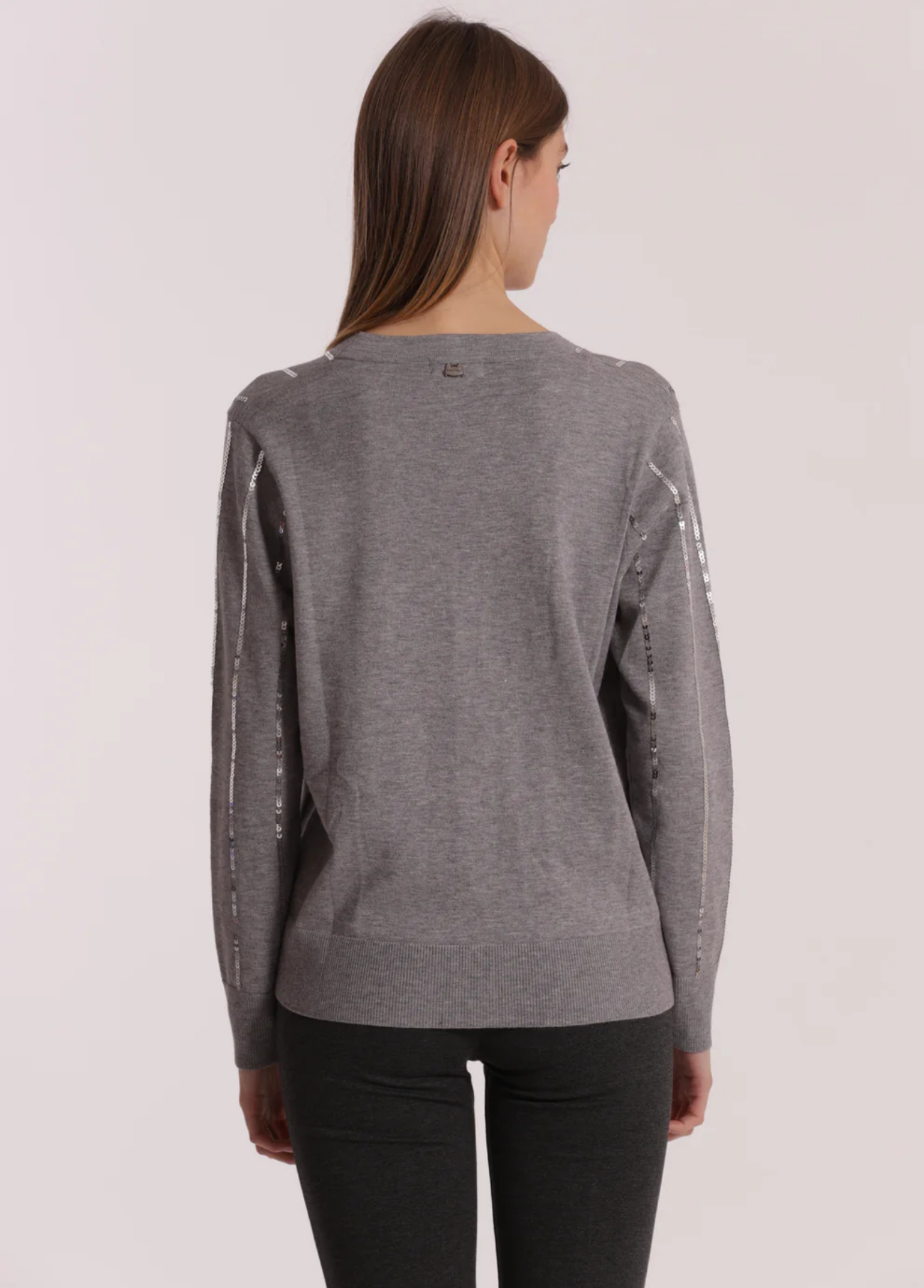 CARDIGAN COM PORMENORES EM LANTEJOULAS - MIMI MUA