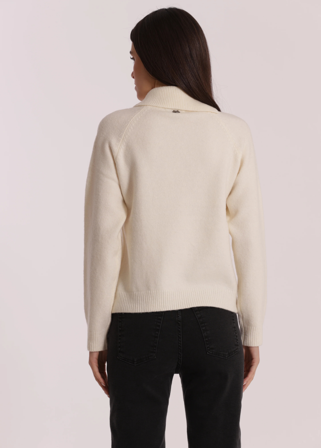 SUÉTER GOLA ALTA COM GOLA DOBRADA - MIMI MUA