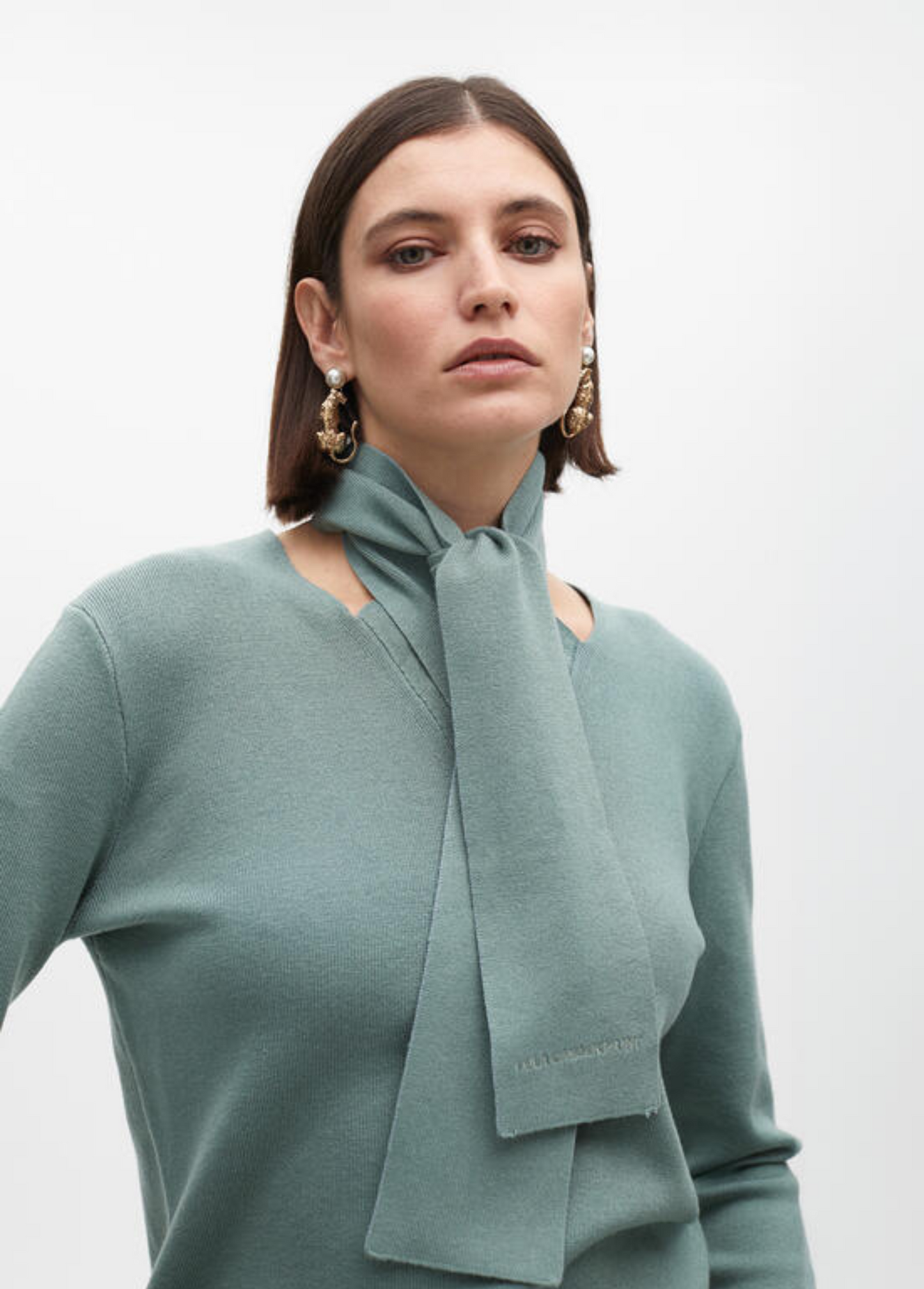 CAMISOLA DE MALHA COM LAÇADA - LOLA CASADEMUNT