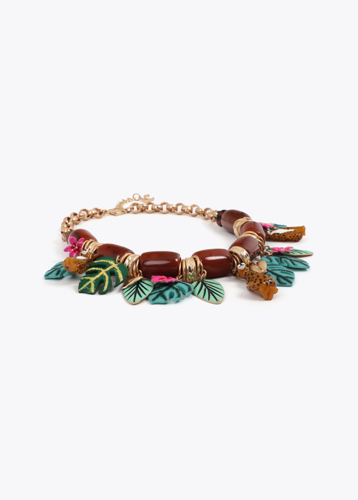 COLAR CURTO COM CHARMES TROPICAIS - LOLA CASADEMUNT