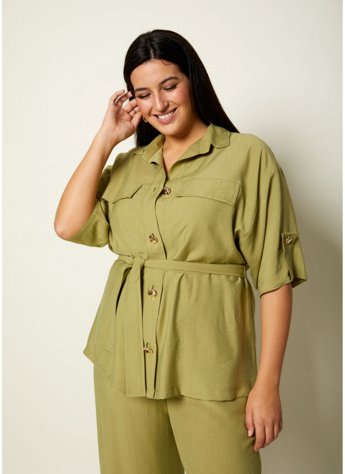 BLUSA ESTILO SAFARI - AN VITO