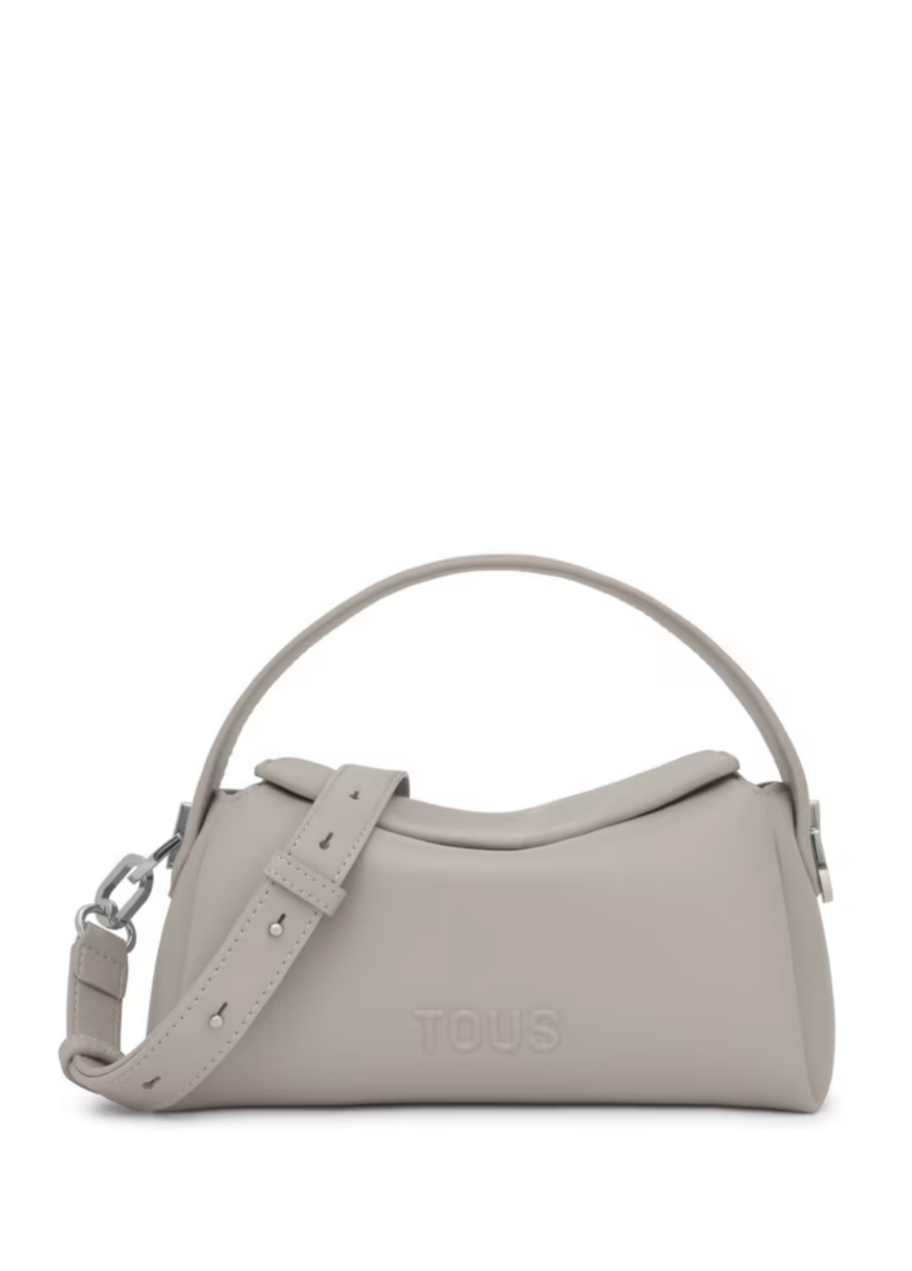 MALA TIRACOLO PEQUENA TAUPE BLOOM - TOUS