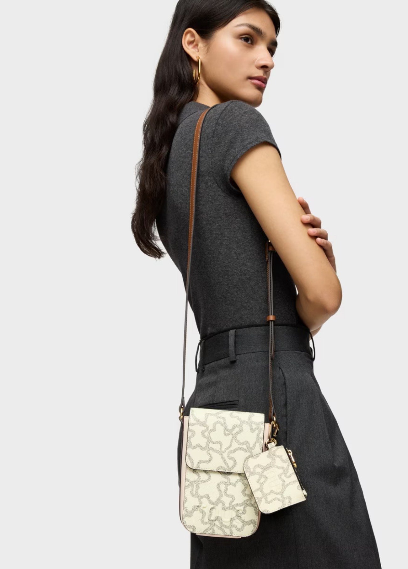 BOLSA TELEMÓVEL KAOS ICON DE LONA - TOUS