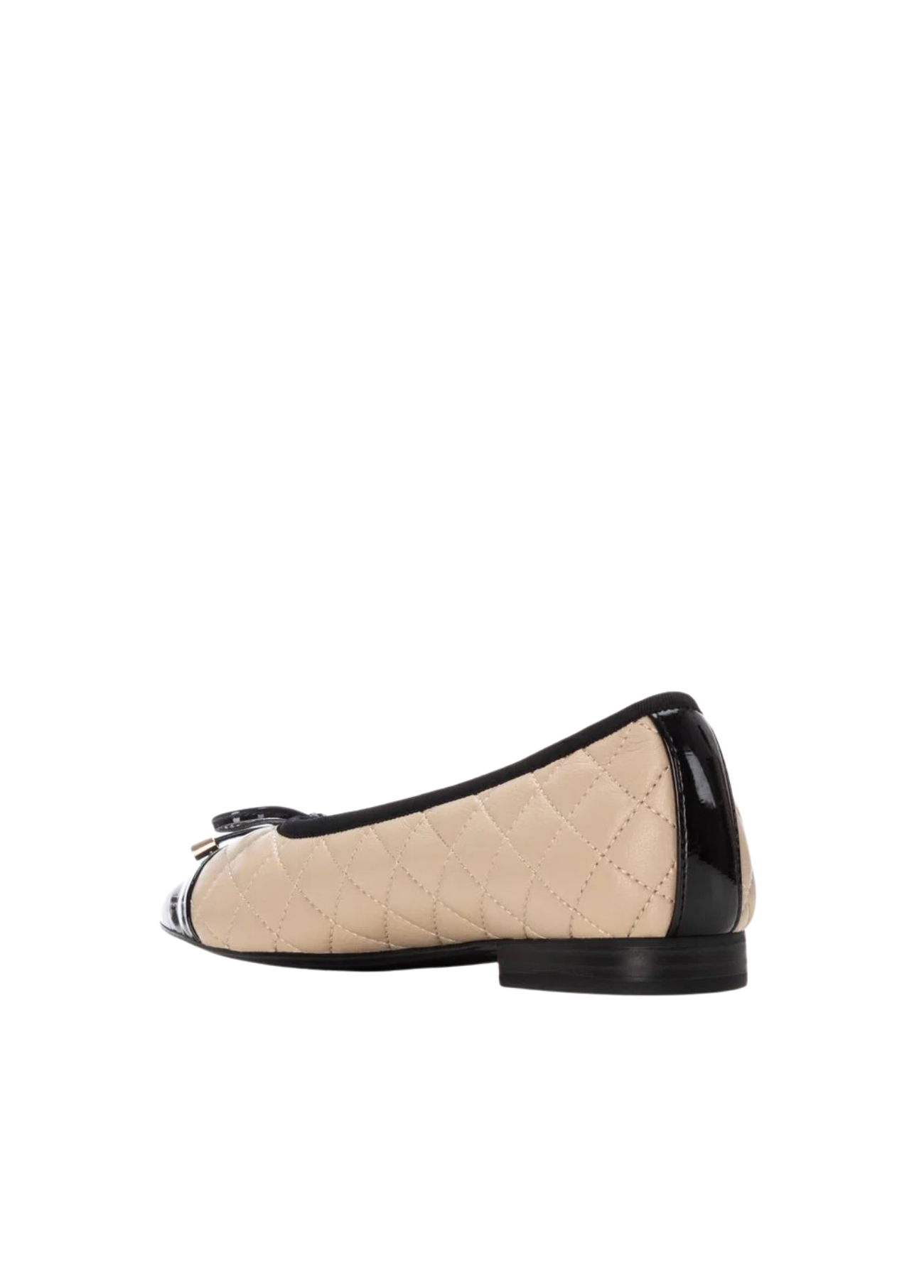 SABRINA BEGE E PRETO COM LAÇO - XTI SHOES