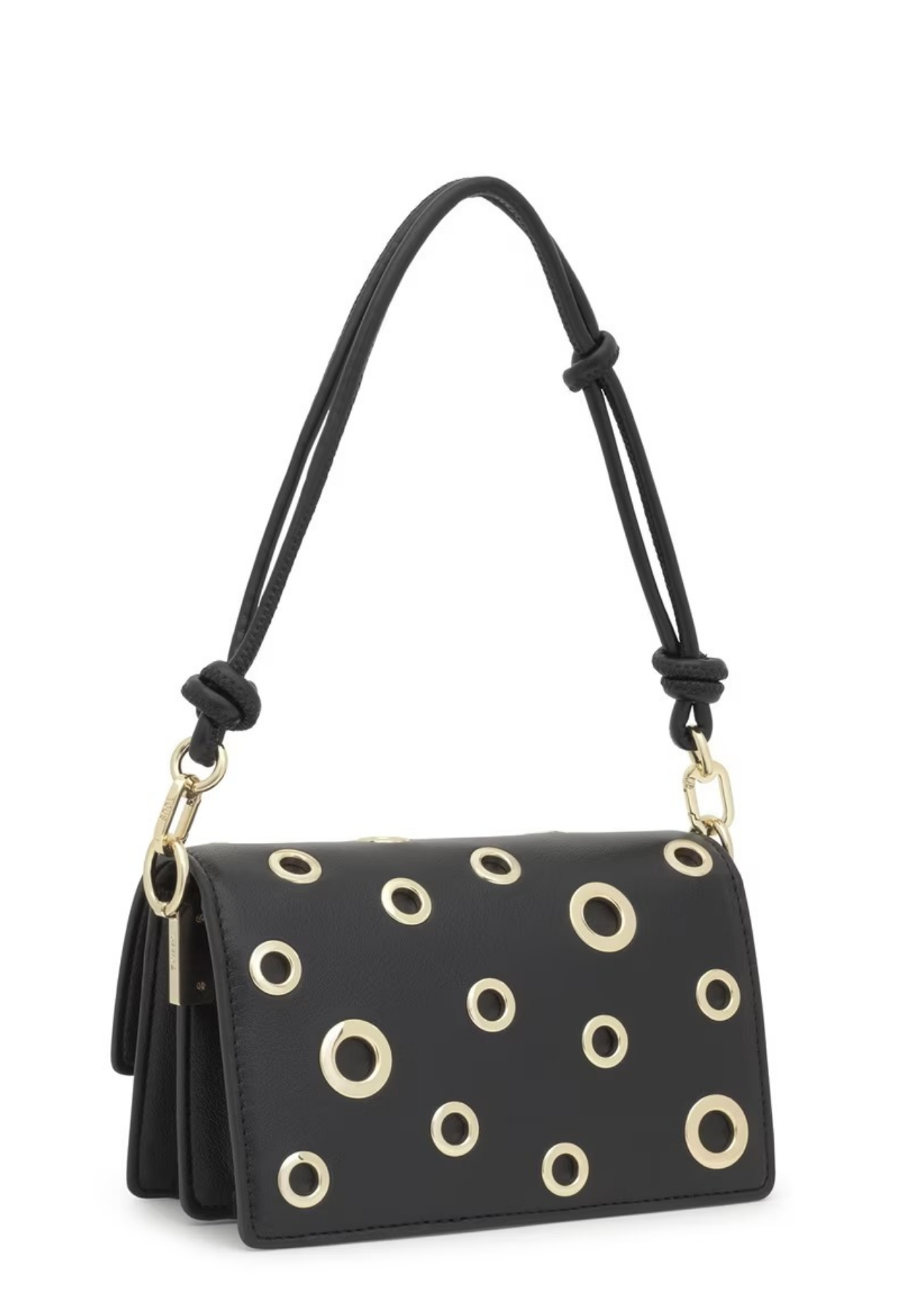 MALA DE TIRACOLO PEQUENA PRETA AUDREE EYELETS - TOUS