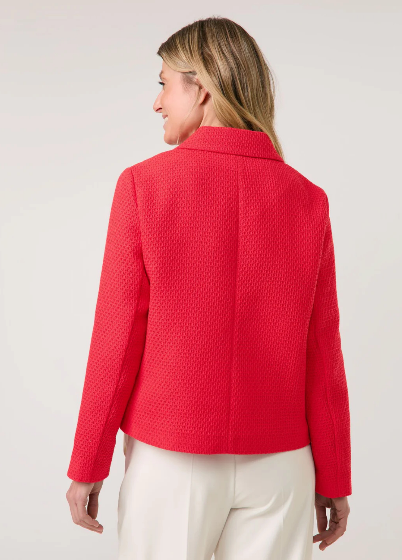 JAQUETA BLAZER TEXTURIZADO EM VERMELHO - GERRY WEBER