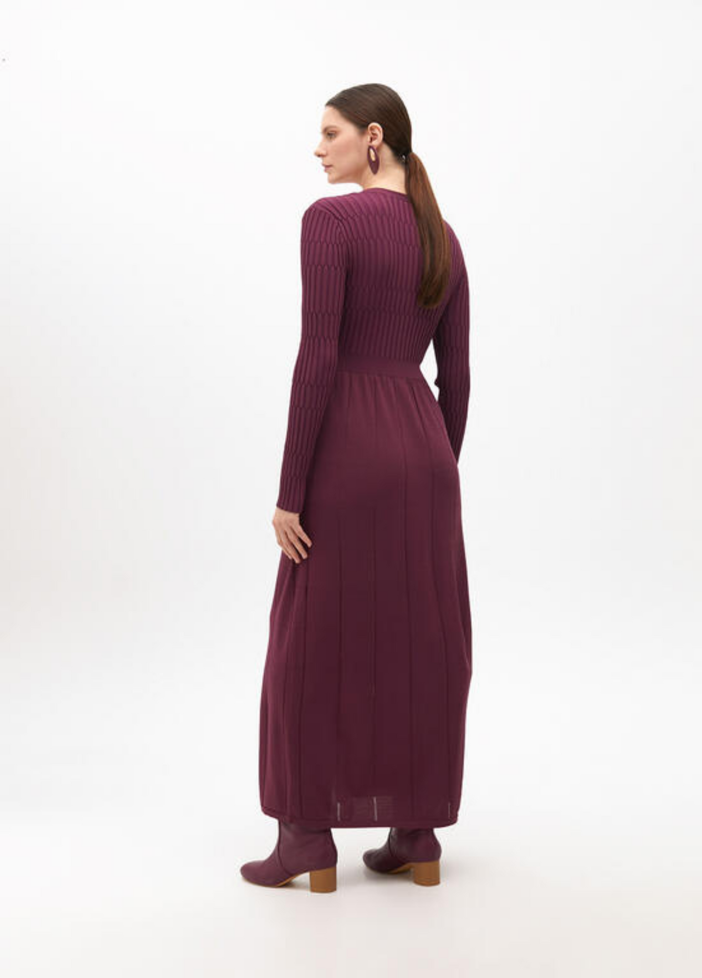 VESTIDO DE MALHA COM BOTÕES - LOLA CASADEMUNT