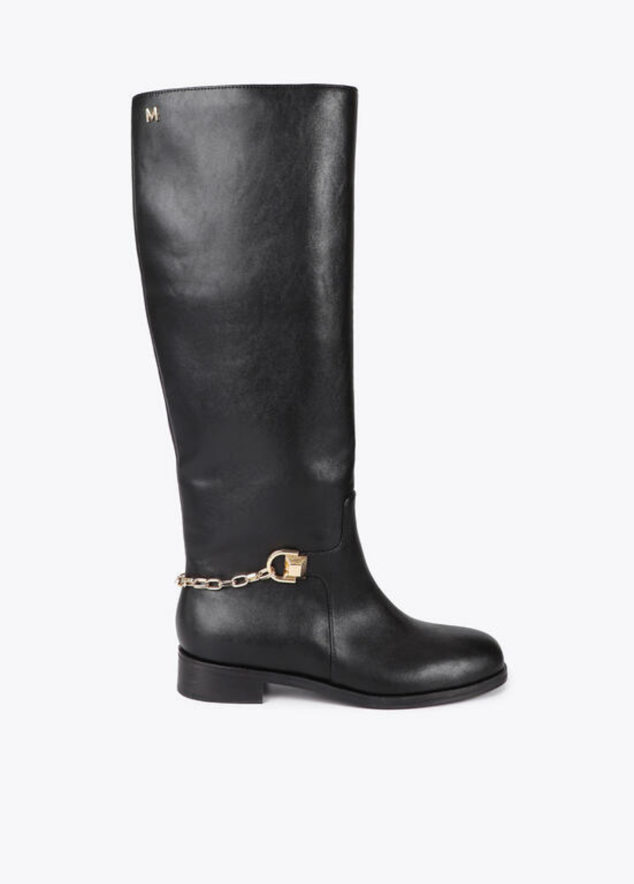 BOTAS ALTAS COM CORRENTE DOURADA - LOLA CASADEMUNT BY MAITE