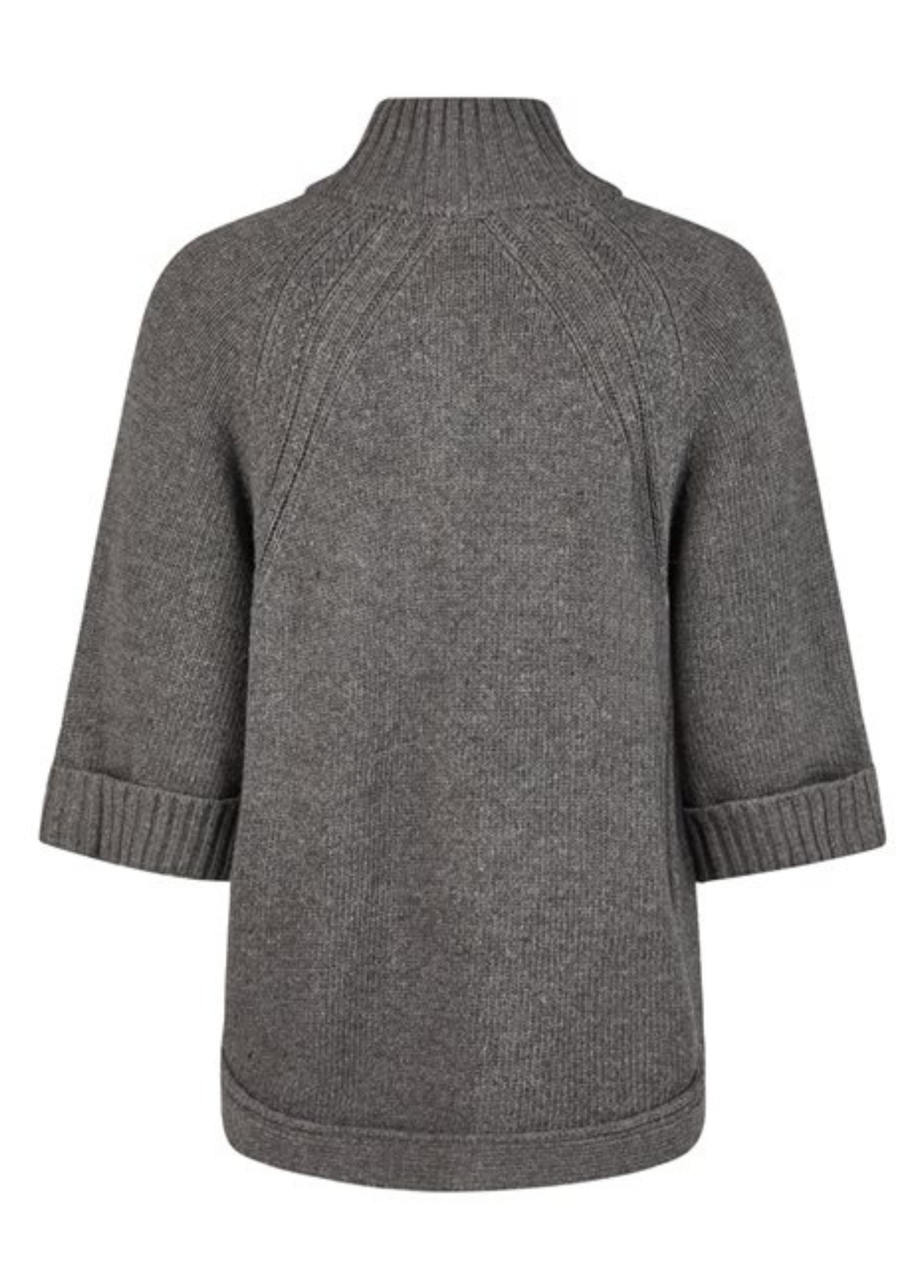 BLUSÃO COM MANGAS 3/4 TIPO CAPA - BARBARA LEBEK