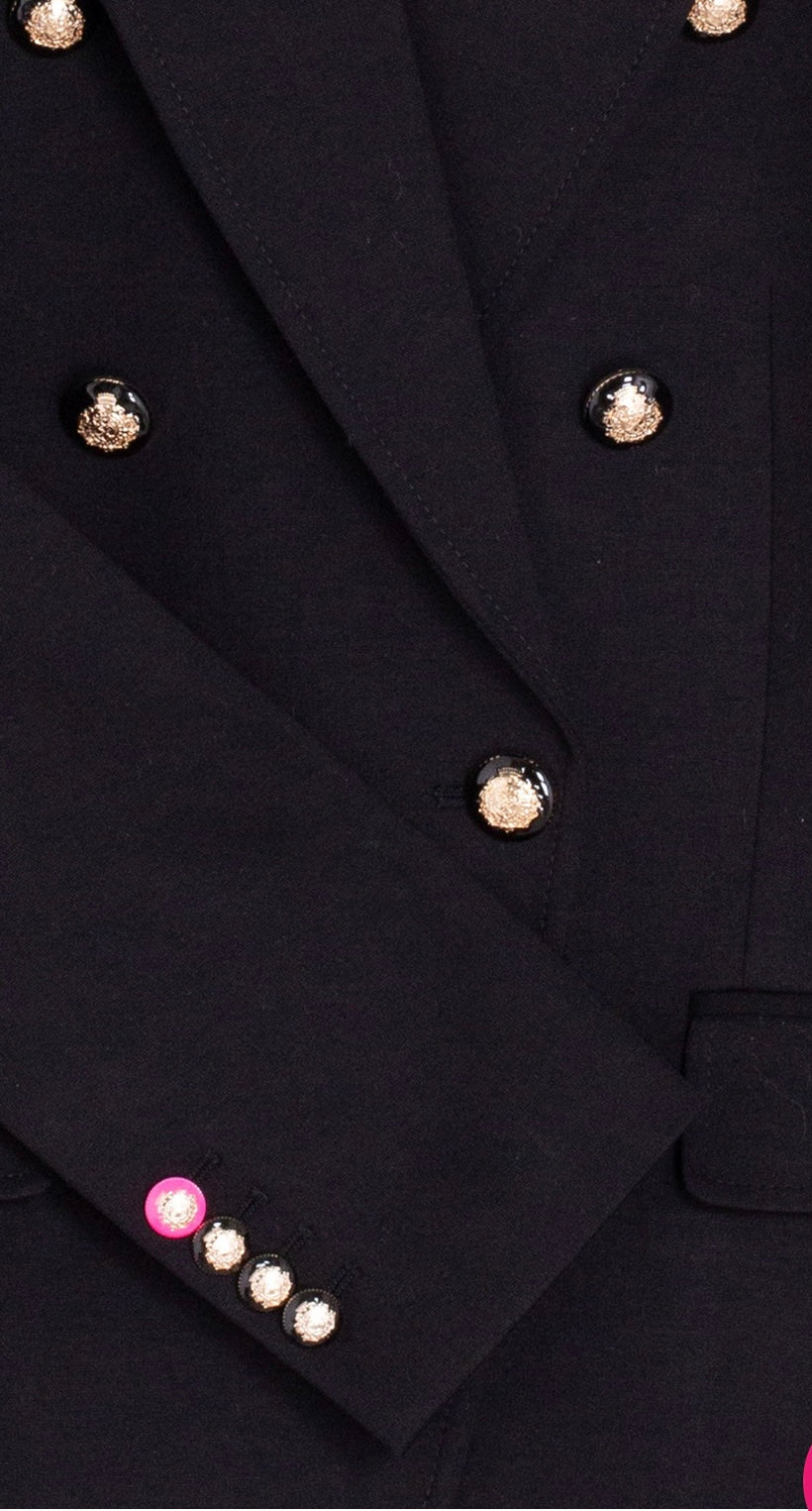BLAZER PRETO MALHA ELÁSTICA - VILAGALLO