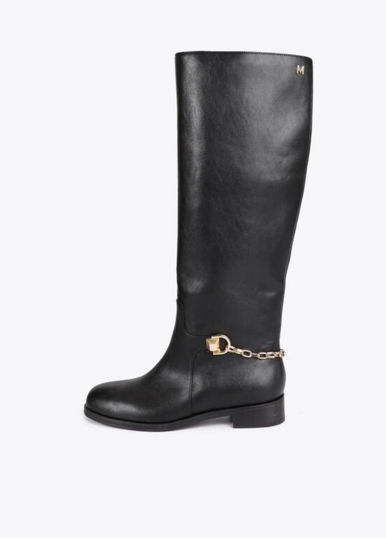 BOTAS ALTAS COM CORRENTE DOURADA - LOLA CASADEMUNT BY MAITE