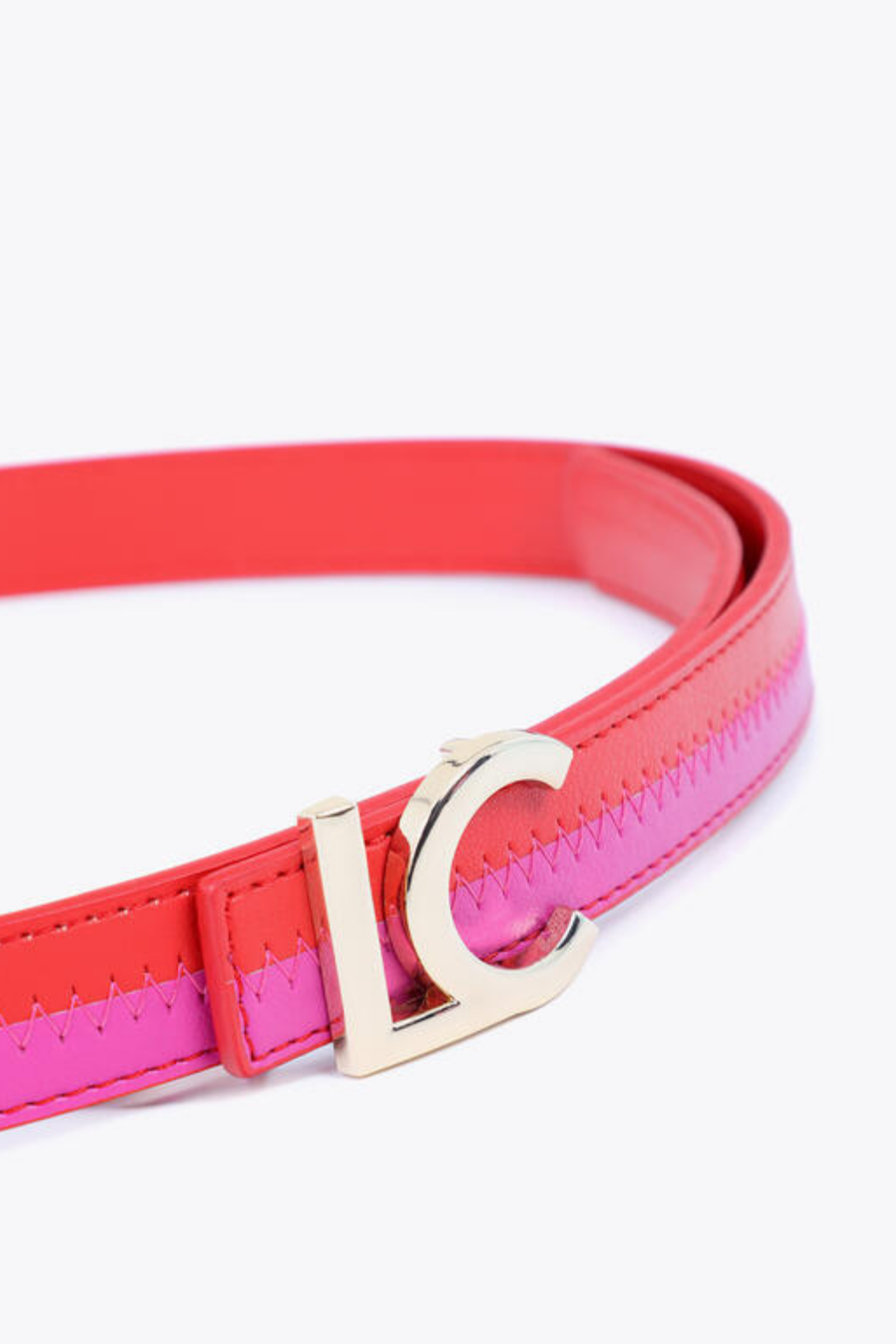 CINTO DUPLO BICOLOR COM FIVELA LC -