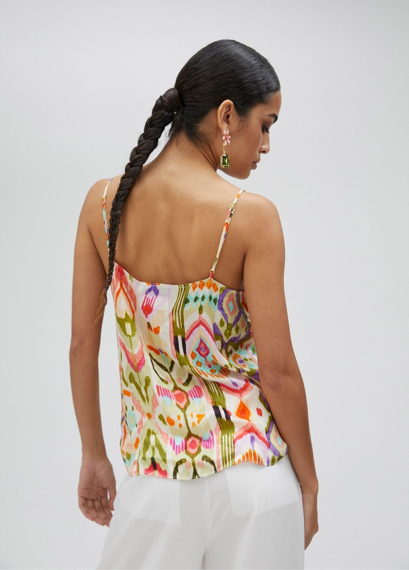 TOP SEDOSO ESTAMPADO ÉTNICO - LOLA CASADEMUNT