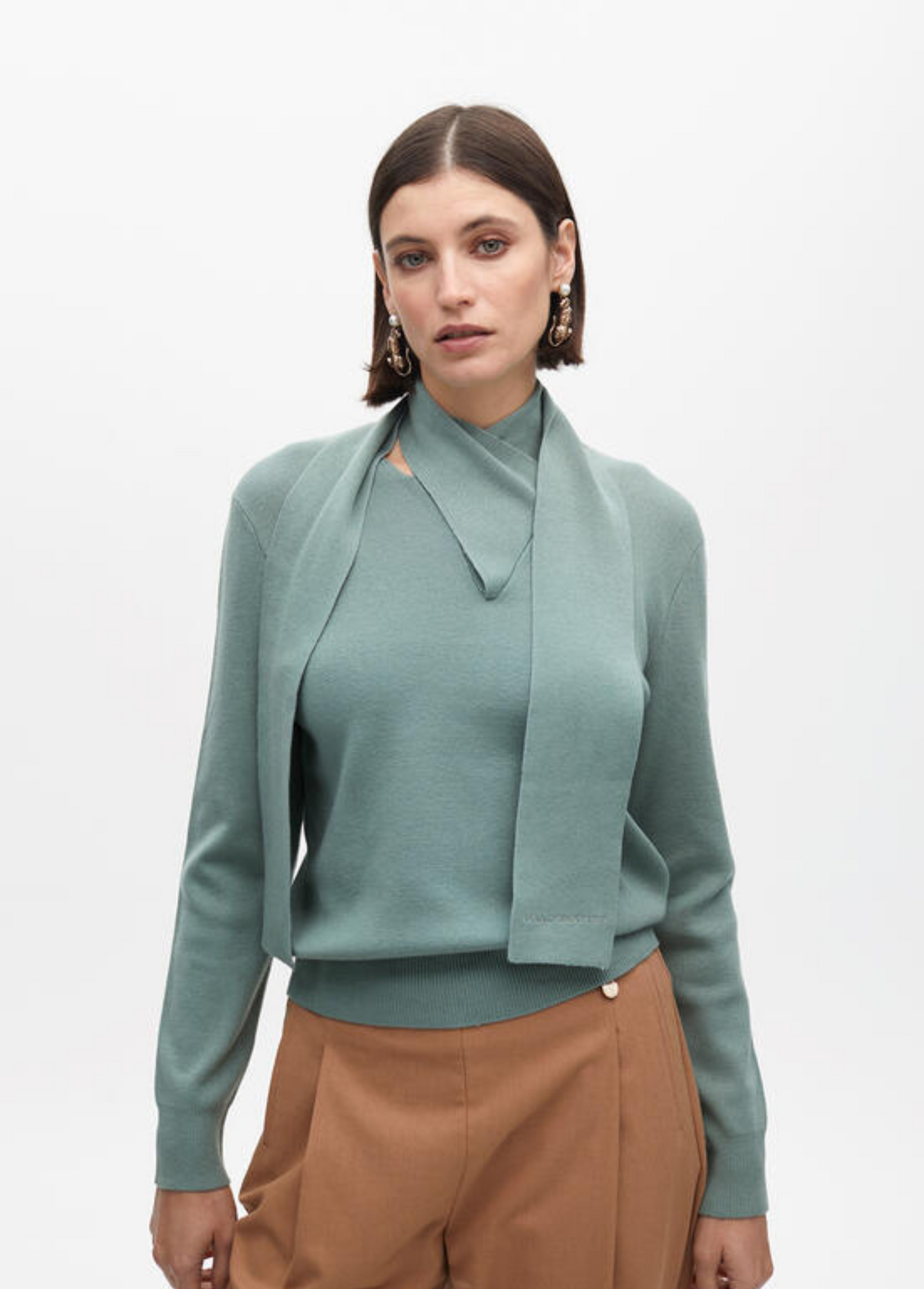 CAMISOLA DE MALHA COM LAÇADA - LOLA CASADEMUNT