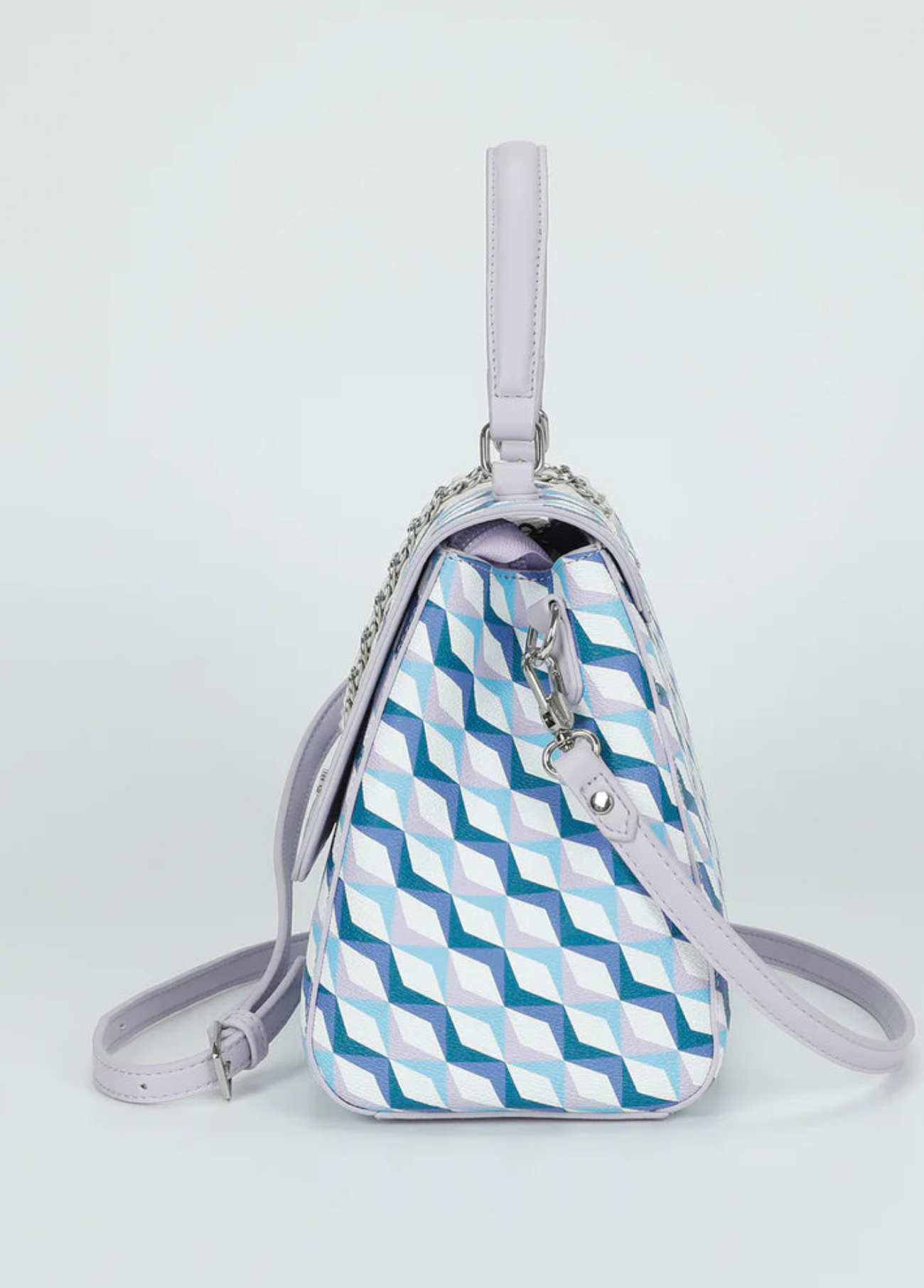 MALA COM FANTASIA GEOMÉTRICA - MIMI MUA