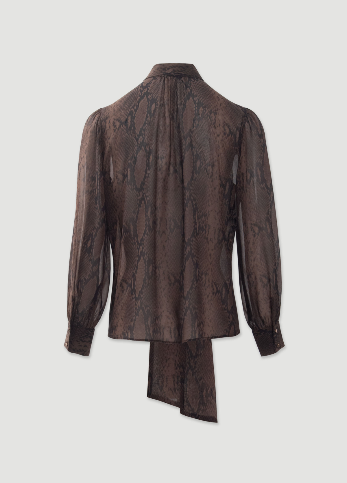 BLUSA COM ESTAMPA ANIMAL PRINT COM LAÇADA - FERRACHE