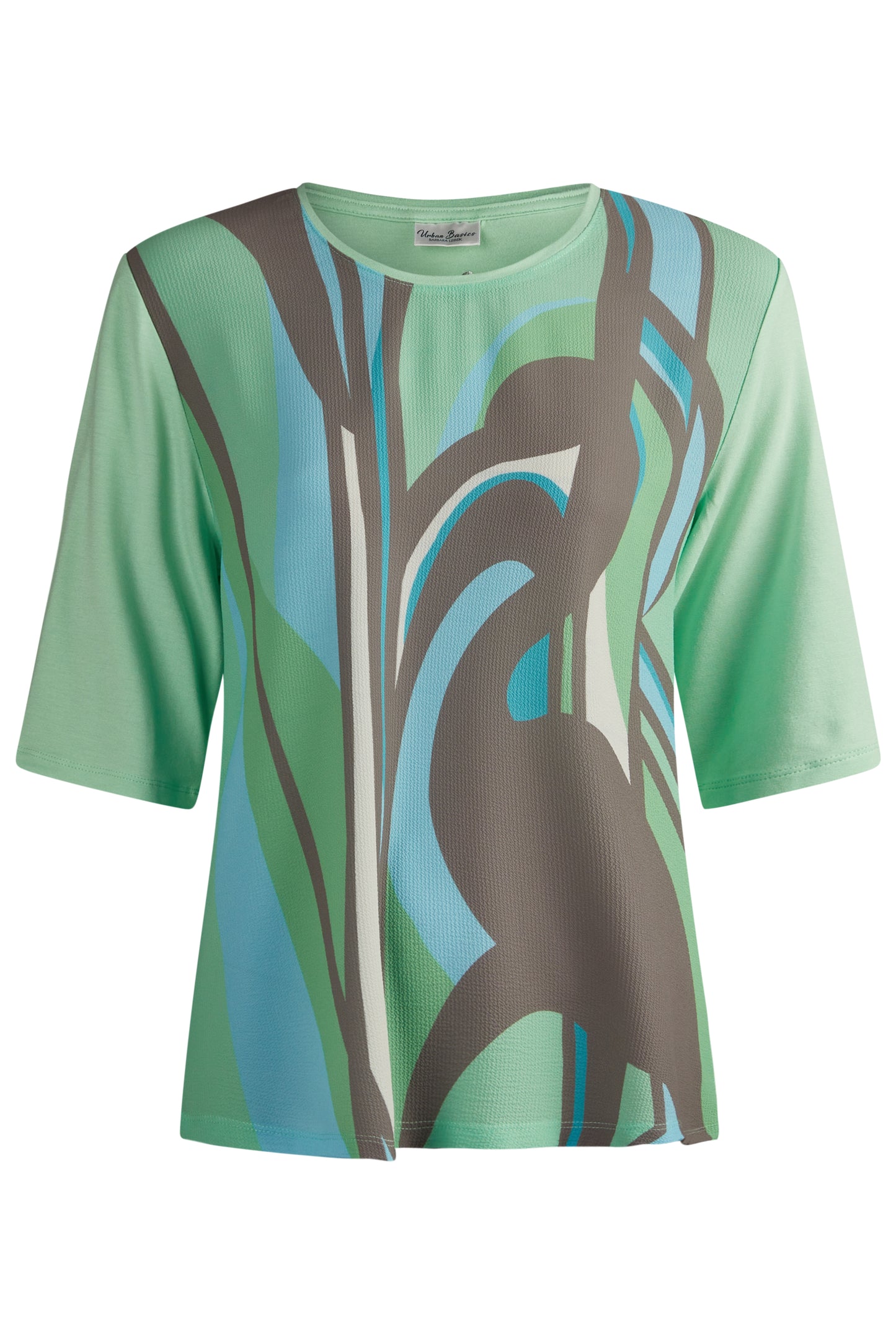 BLUSA ALGODÃO VERDE PASTEL - BARBARA LEBEK