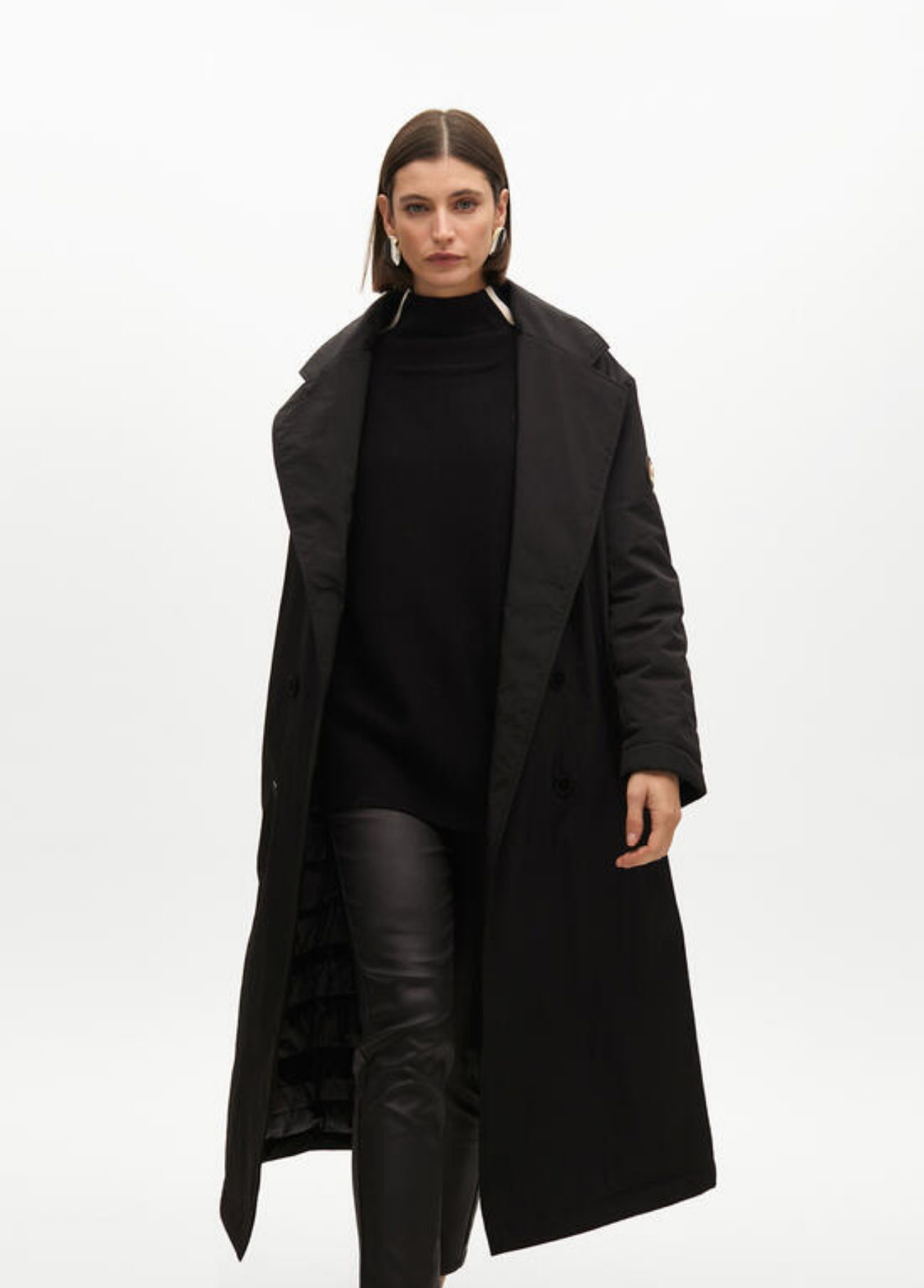 TRENCH COAT PRETA - LOLA CASADEMUNT