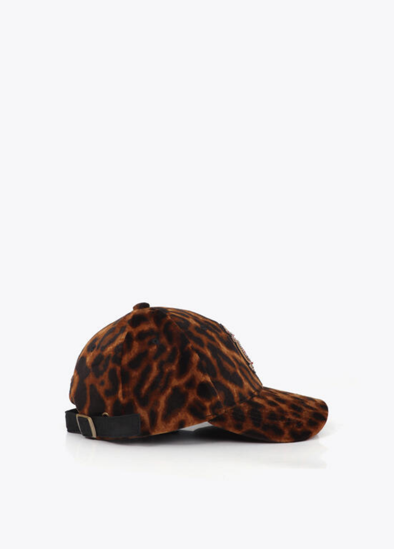BONÉ ANIMAL PRINT COM APLICAÇÃO BORDADA LC - LOLA CASADEMUNT