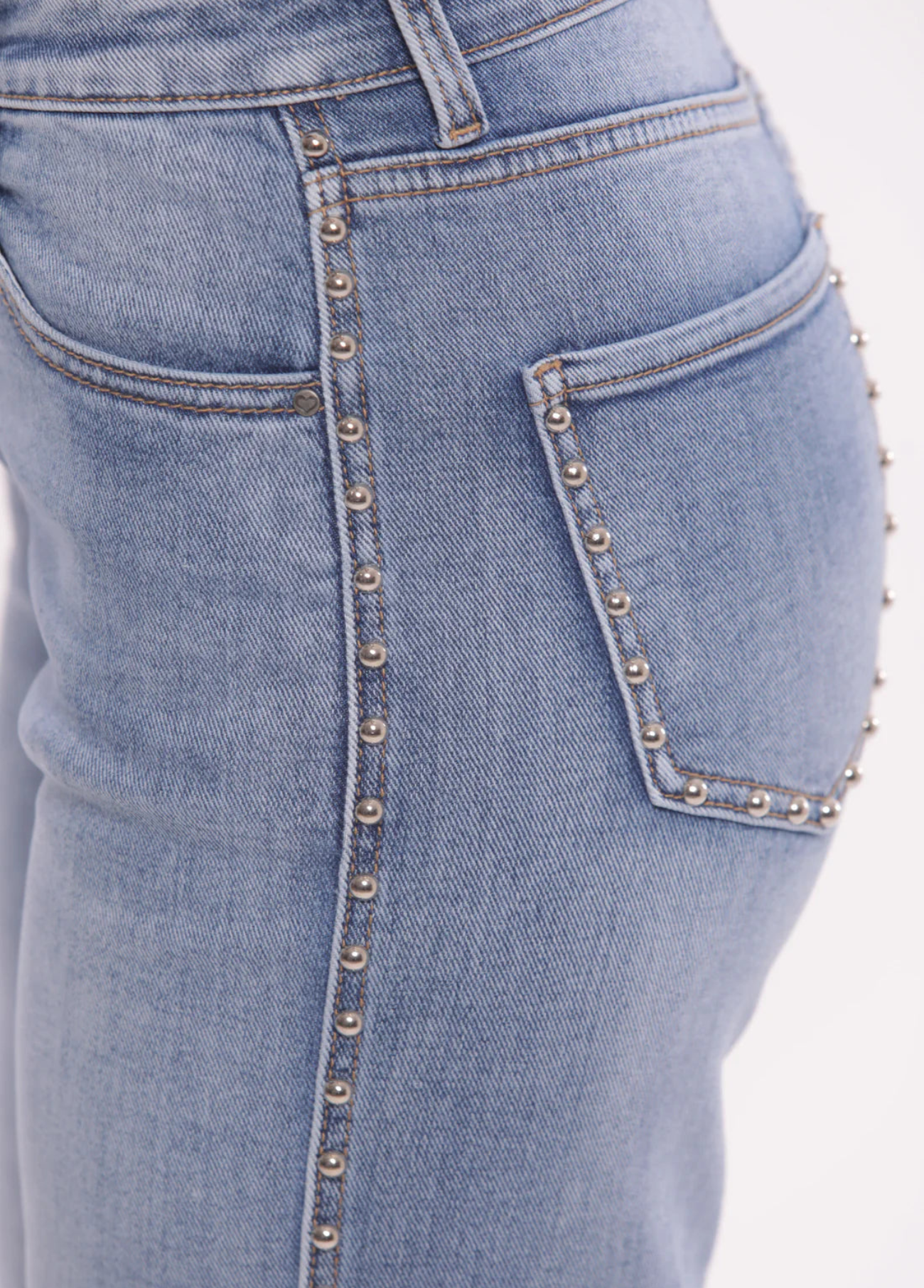 CALÇAS JEANS PALAZZO - MIMI MUA