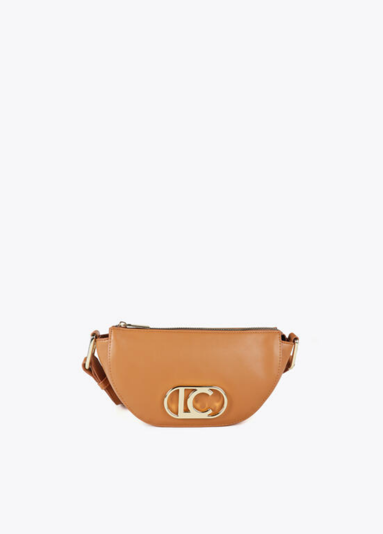 BOLSA TIRACOLO EM ECOPELE FORMA CRESCENTE - LOLA CASADEMUNT