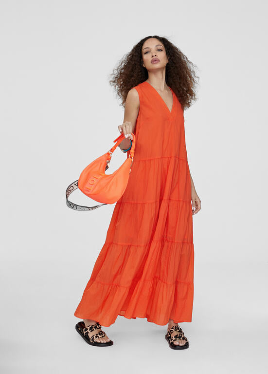 VESTIDO NYLON LARANJA - LOLA CASADEMUNT