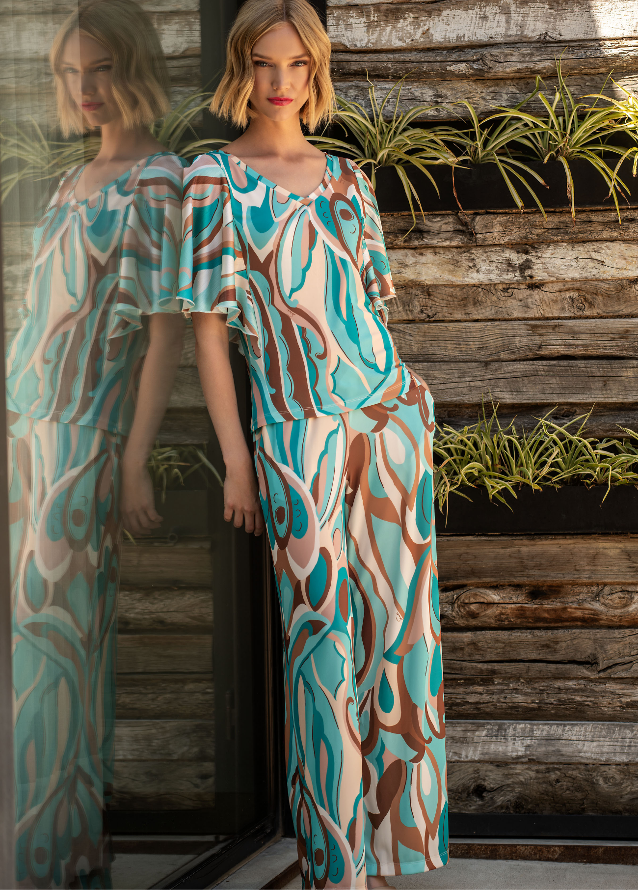CALÇAS MALHA FRIA ESTAMPADO - SCUSI