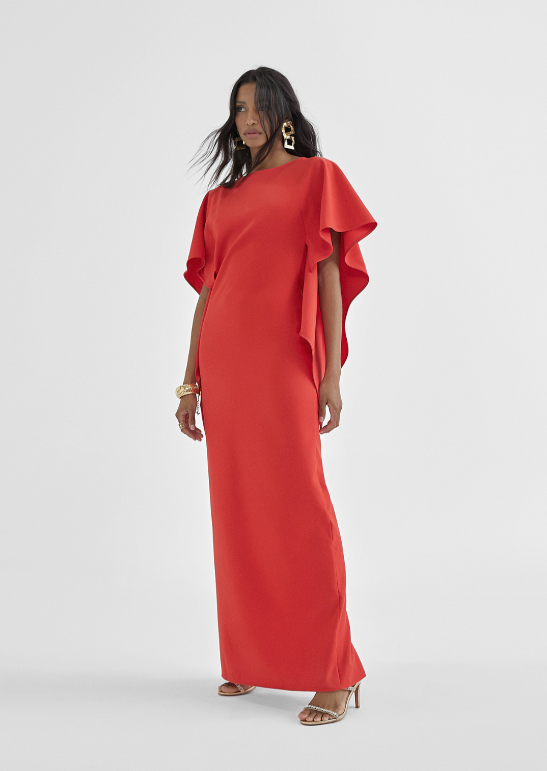 VESTIDO CAPA ABERTO NAS COSTAS - LOLA CASADEMUNT BY MAITE