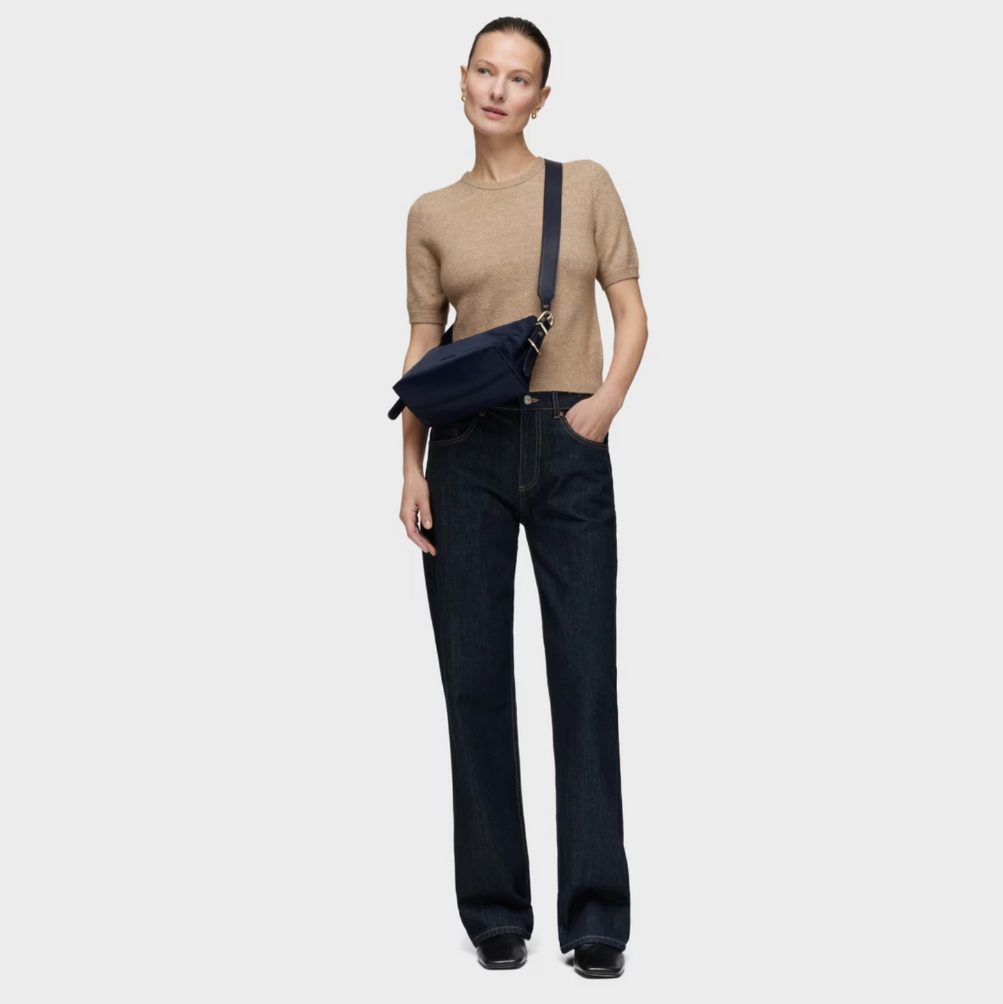 MALA DE TIRACOLO PEQUENA BUCKLES SOFT AZUL MARINHO - TOUS