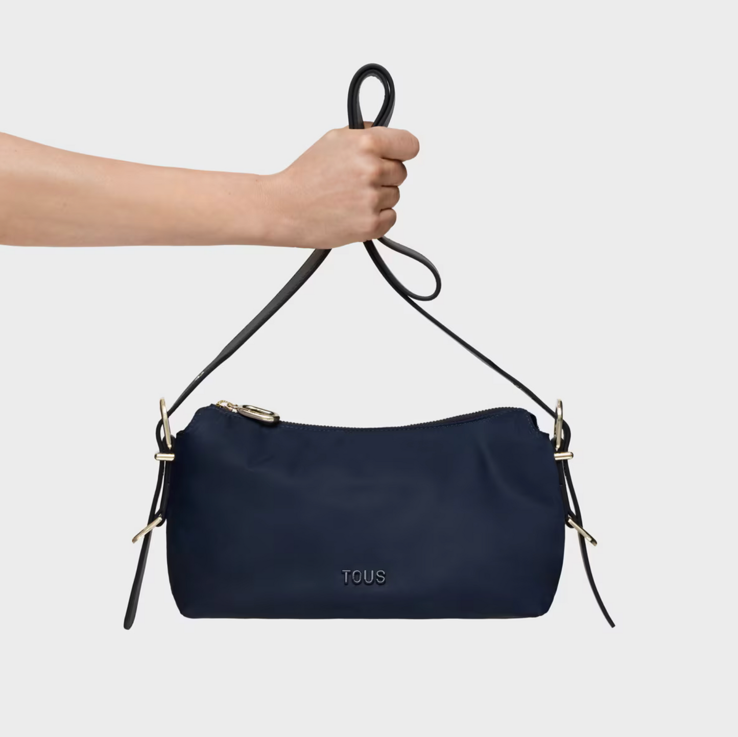 MALA DE TIRACOLO PEQUENA BUCKLES SOFT AZUL MARINHO - TOUS
