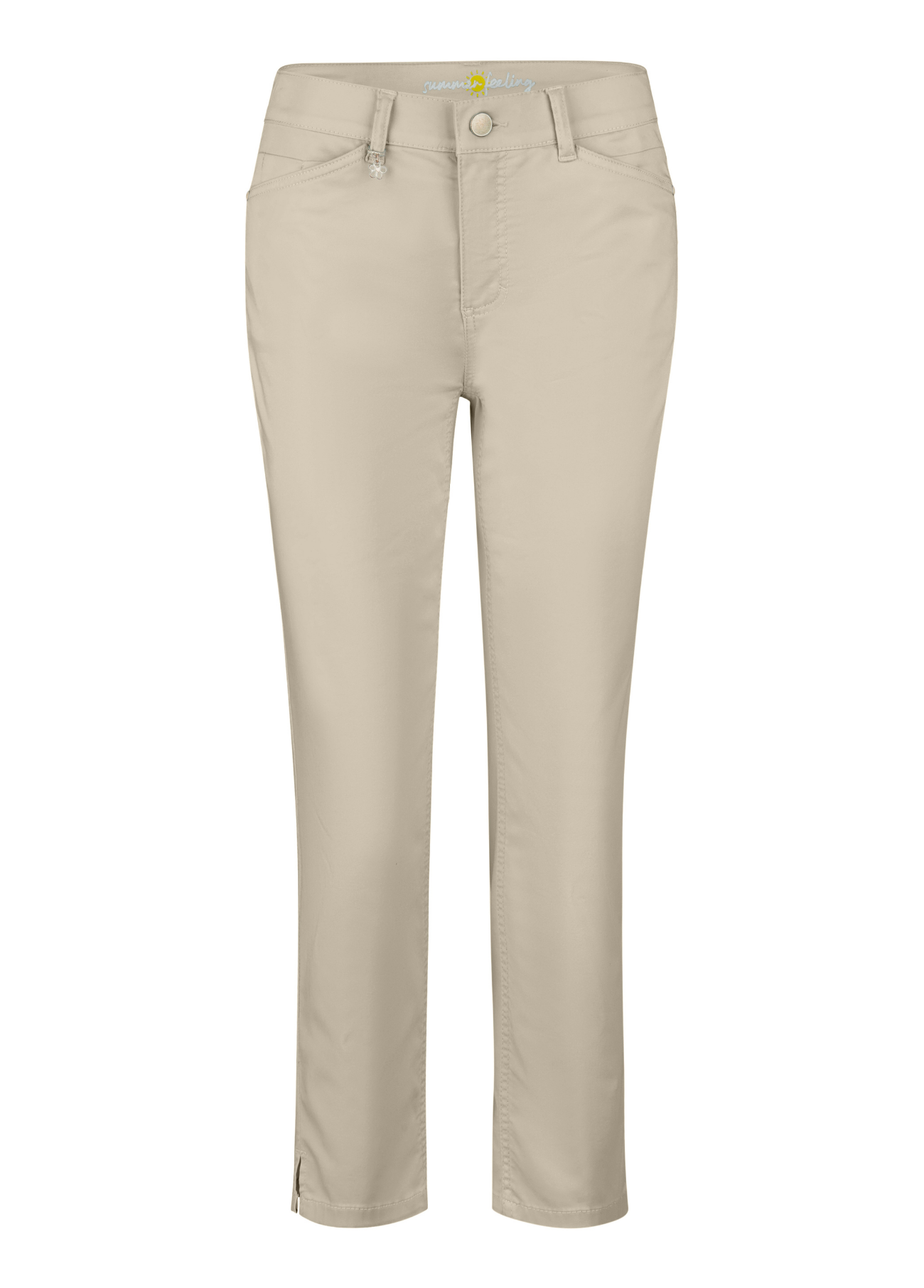 CALÇAS BEGE ALGODÃO SUPER SOFT 7/8 - ANNA MONTANA