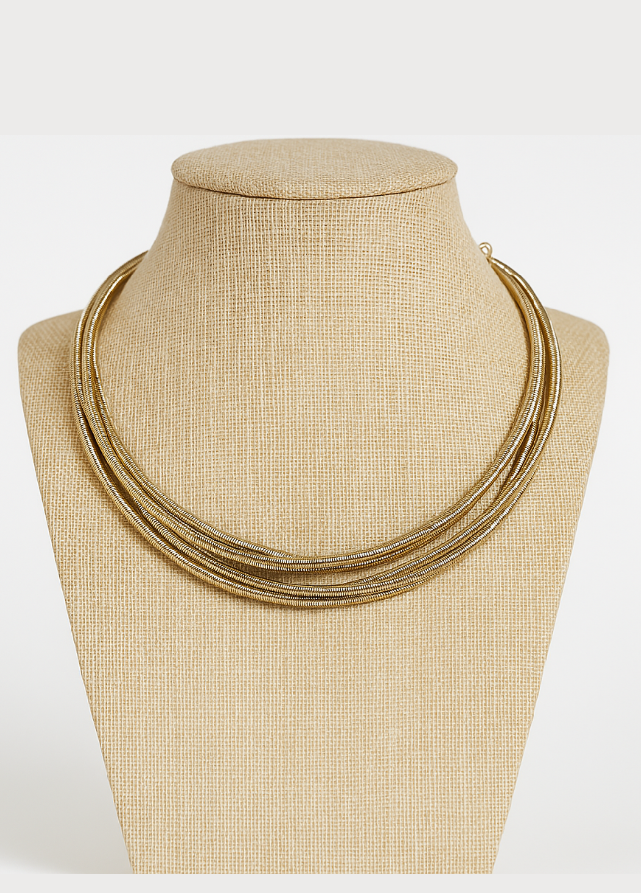 GARGANTILHA DOURADA ENTRELAÇADA - ALIBY