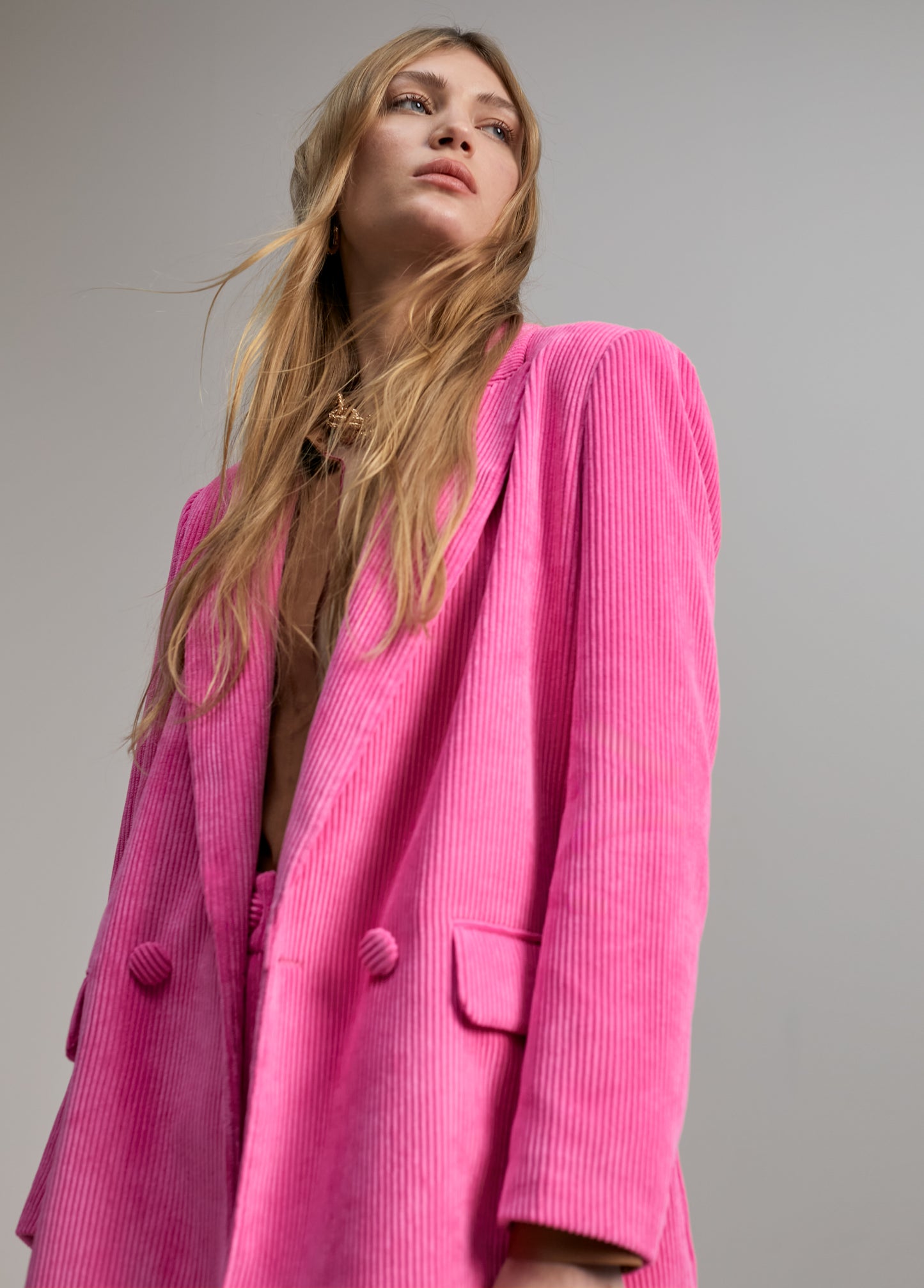 BLAZER BOMBAZINE ROSA - LOLA CASADEMUNT