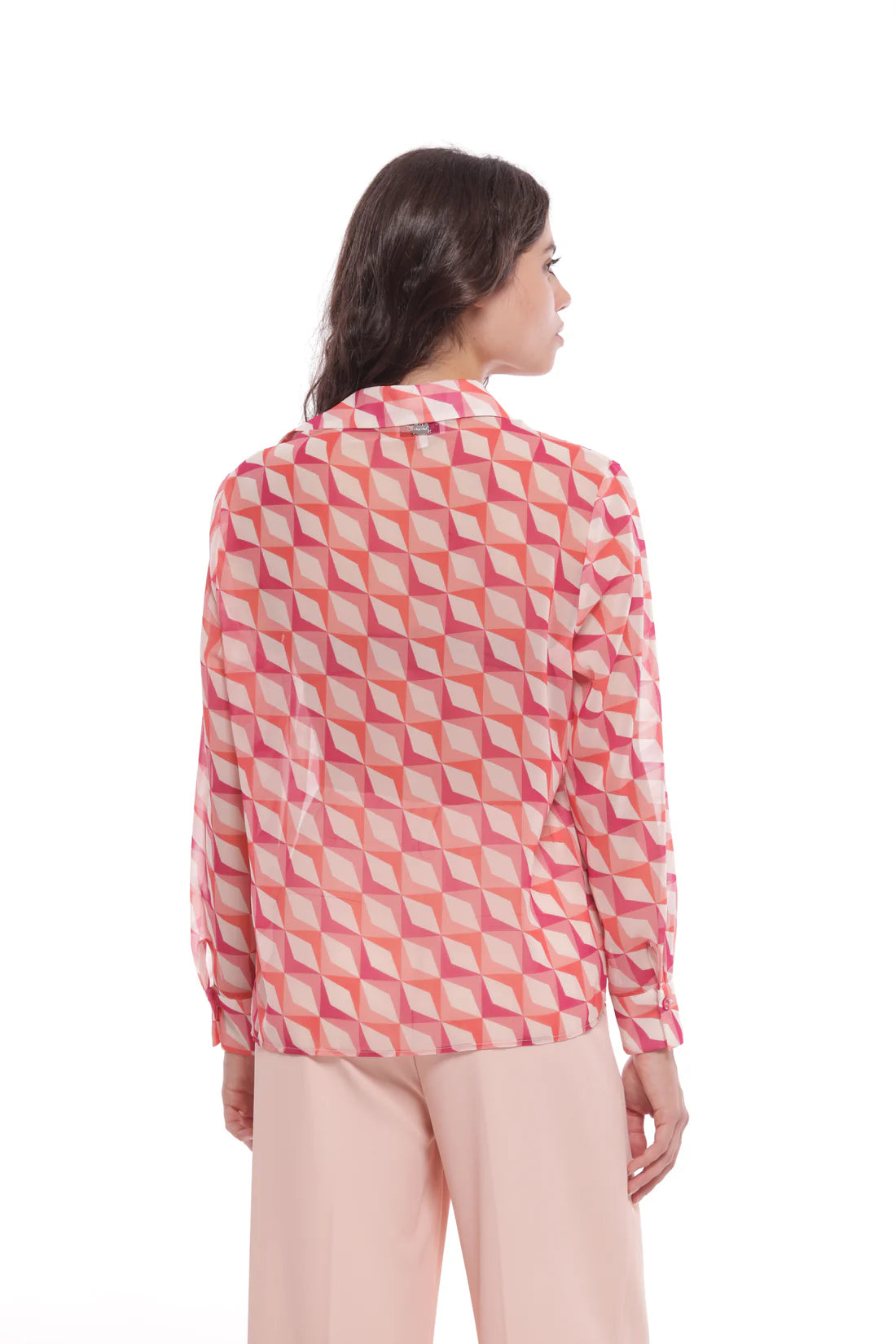 CAMISA COM PADRÃO ARLEQUIM - MIMI MUA