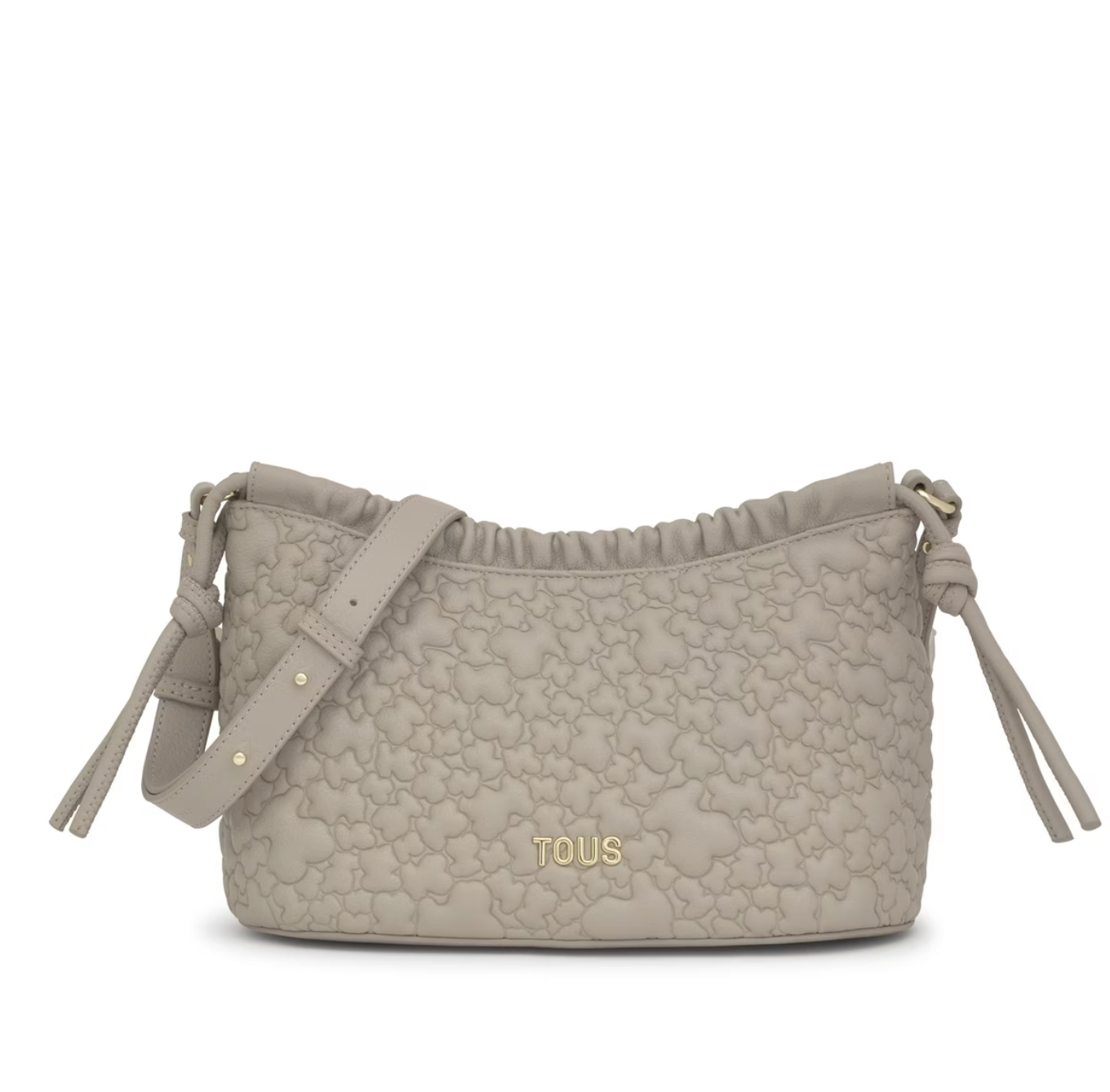 MALA TIRACOLO MÉDIA PUFFY BEAR TAUPE - TOUS