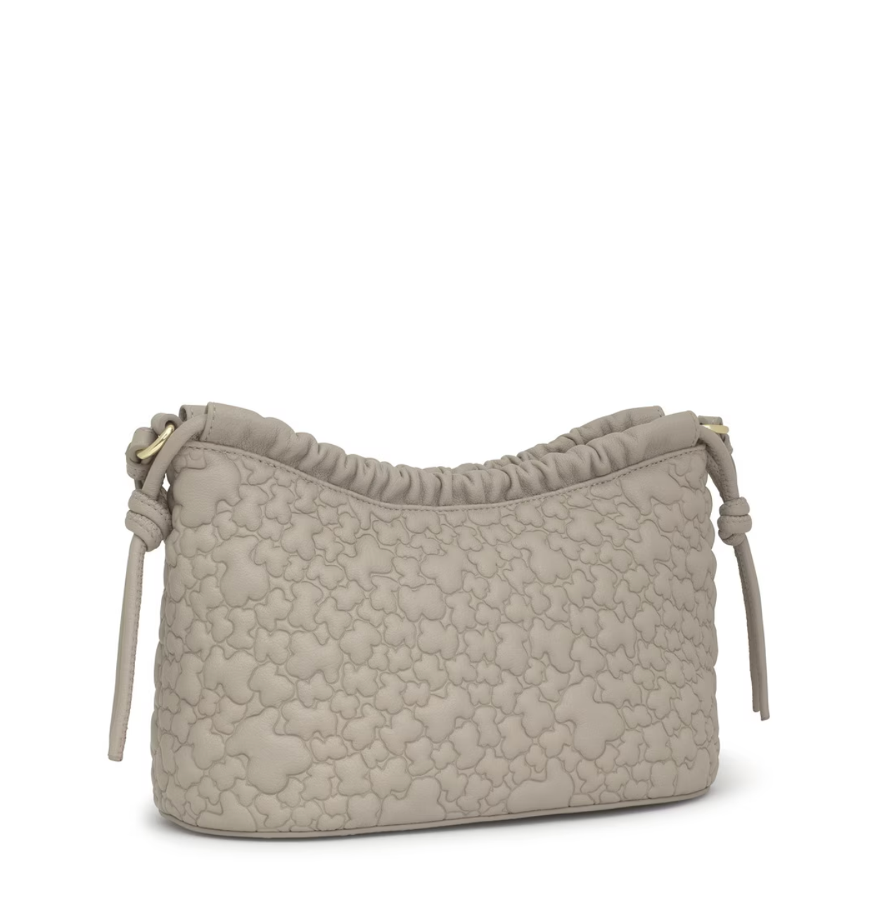MALA TIRACOLO MÉDIA PUFFY BEAR TAUPE - TOUS