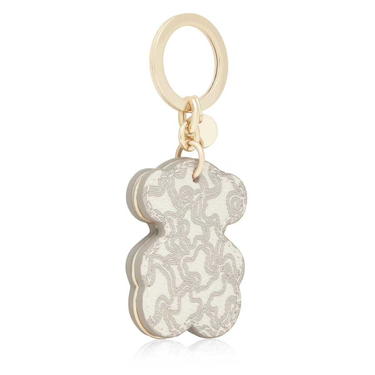 PORTA-CHAVES BEGE TRIPLE BEAR - TOUS