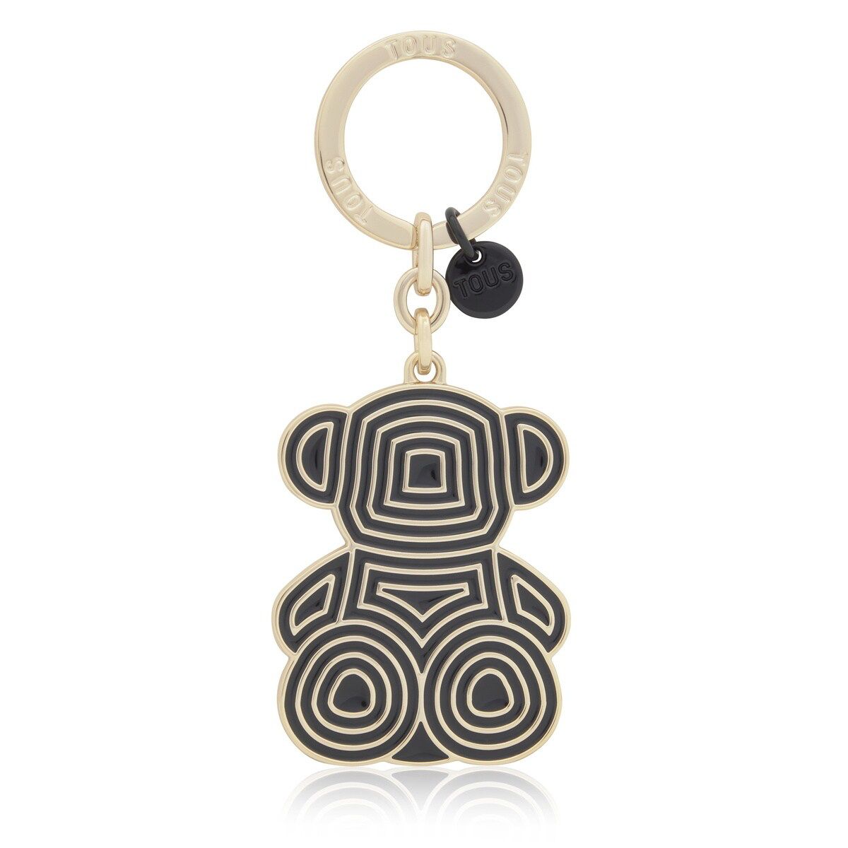 PORTA-CHAVES PRETO BOLD BEAR LINES - TOUS