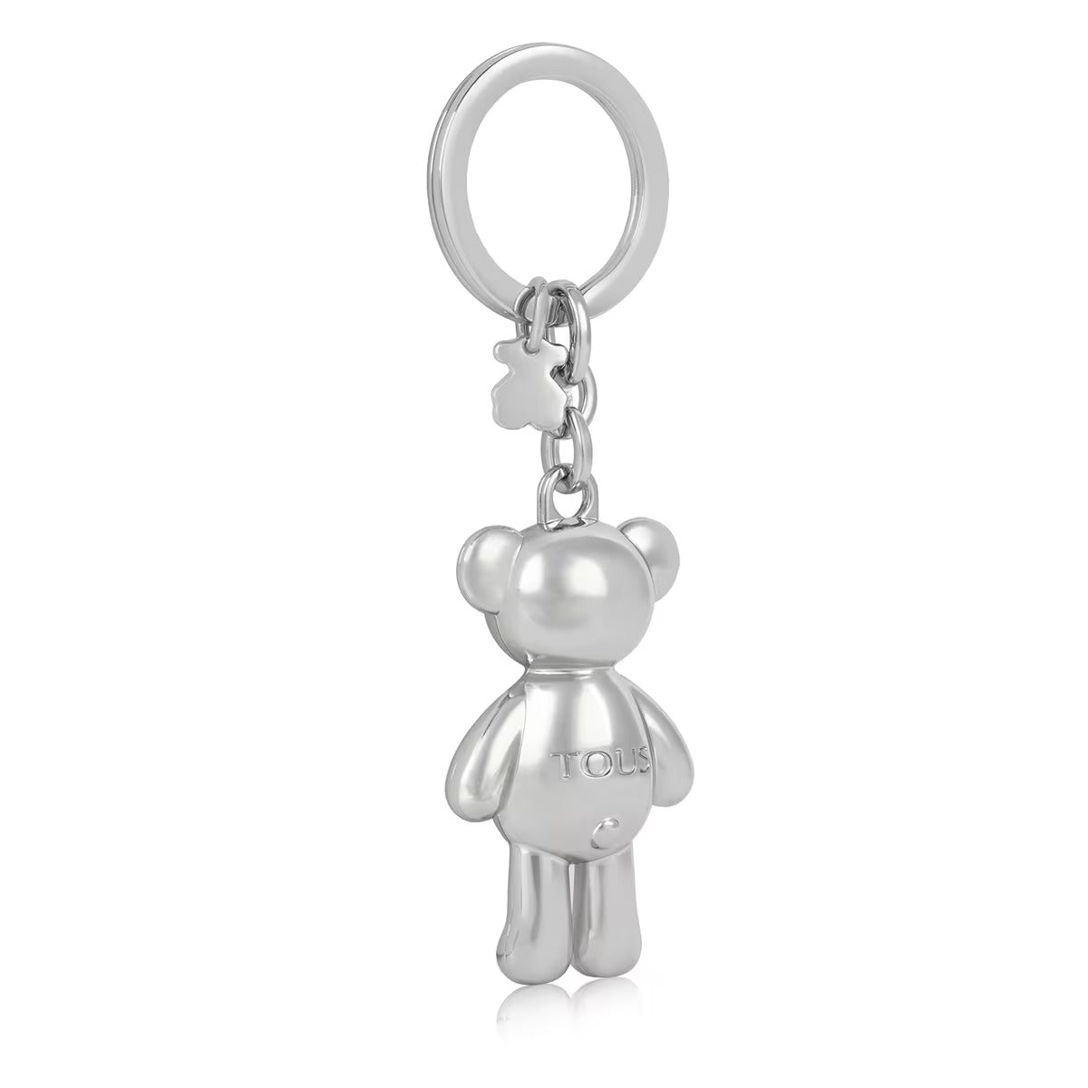 PORTA-CHAVES URSO TEDDY BEAR PRATEADO - TOUS