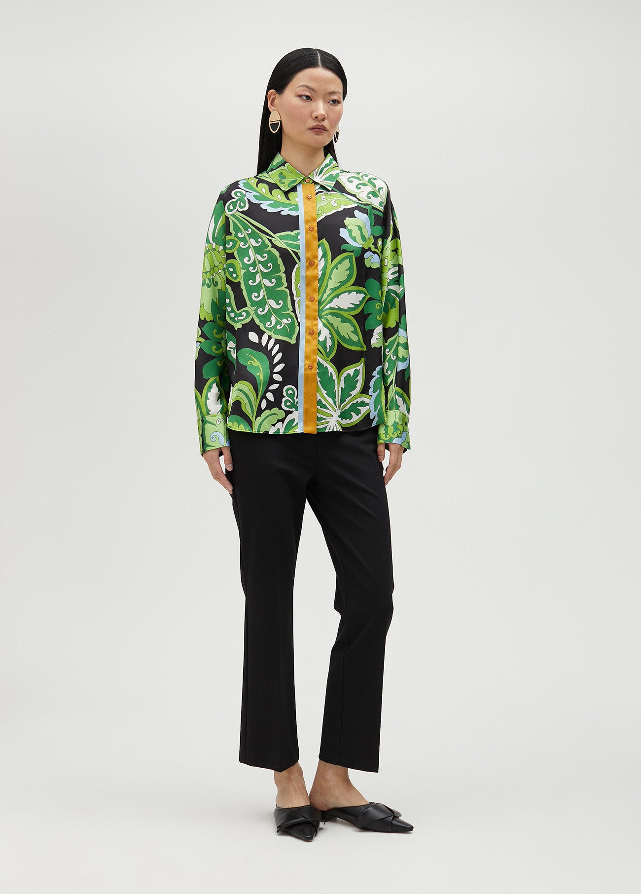 CAMISA ESTAMPADA COM PAISLEY - LOLA CASADEMUNT